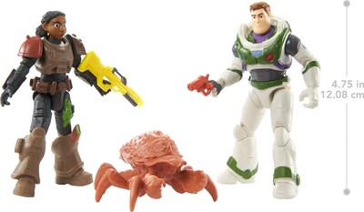 Foto 2 | Set De Figuras De Juguete Mattel Disney Pixar Lightyear Con Izzy Y Buzz - Venta Internacional