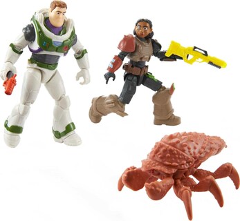 Foto 3 | Set De Figuras De Juguete Mattel Disney Pixar Lightyear Con Izzy Y Buzz - Venta Internacional