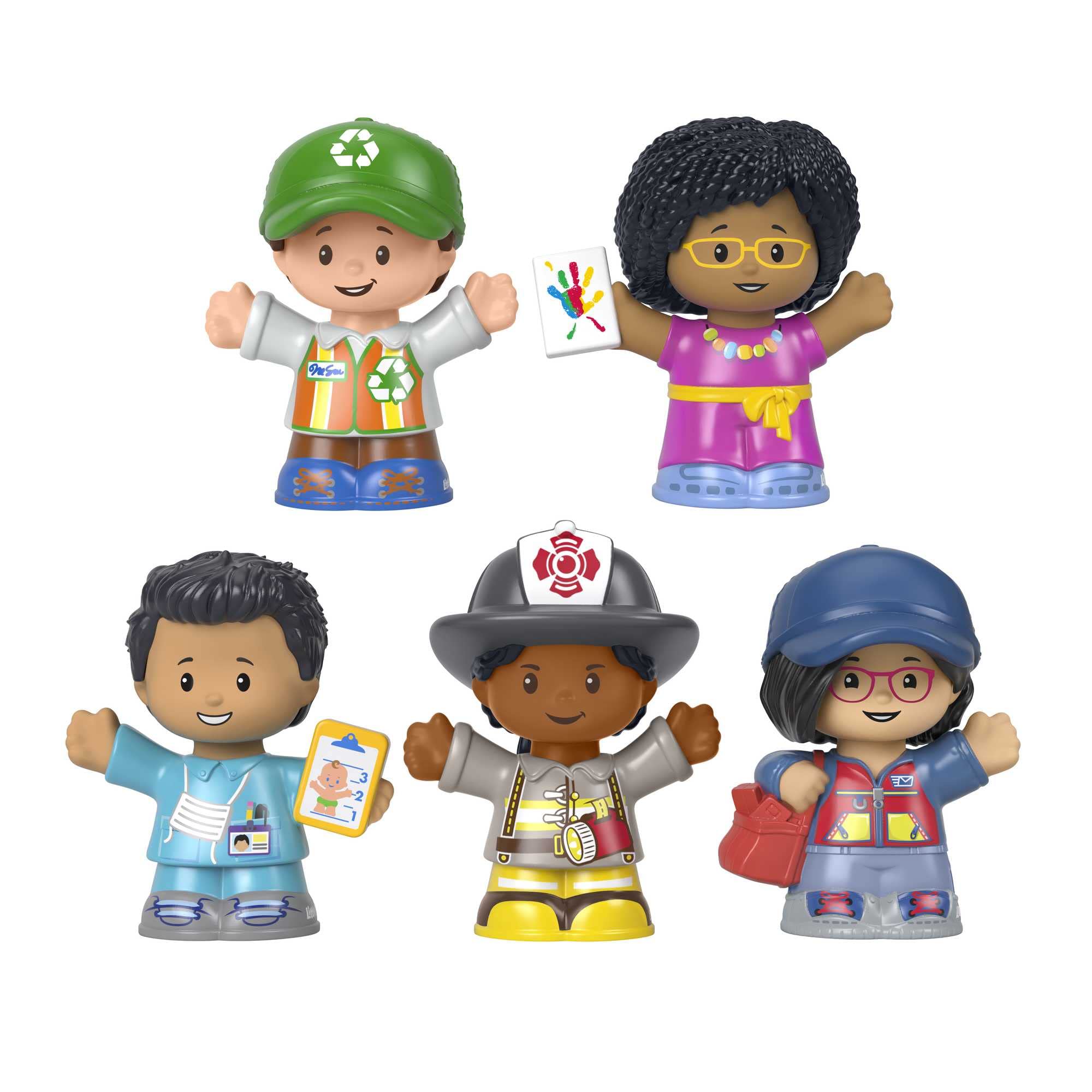 Set De Figuras Fisher-price Little People Community Heroes De 1 Año O Más - Venta Internacional.