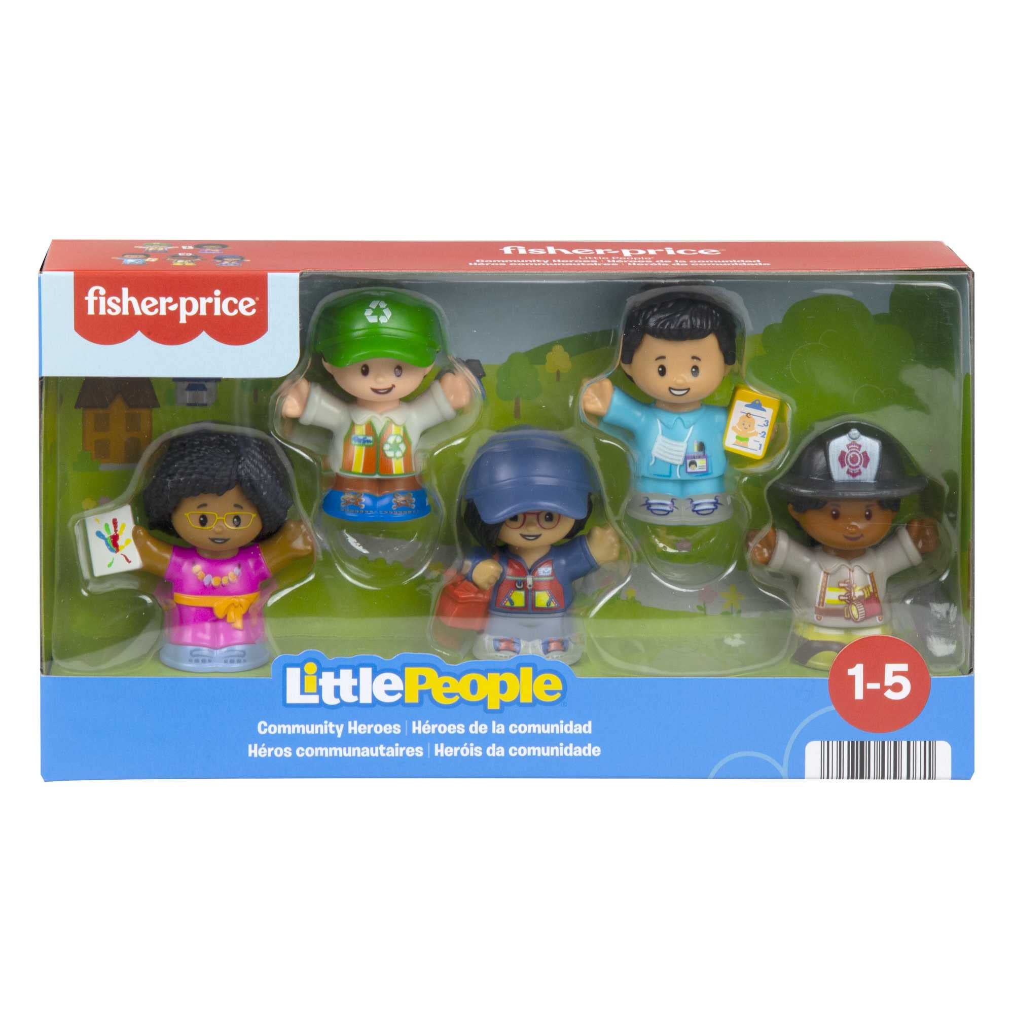 Foto 7 pulgar | Set De Figuras Fisher-price Little People Community Heroes De 1 Año O Más - Venta Internacional.