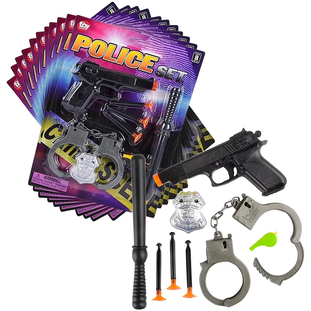 Foto 1 | Set Police Action Rhode Island Novelty 8 Piezas Con Pistola De Juguete 8+ - Venta Internacional.