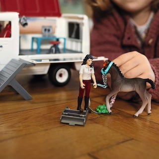 Foto 2 | Set De Juego Schleich Horse Club Mobile Vet Con Potro De Hannover - Venta Internacional.