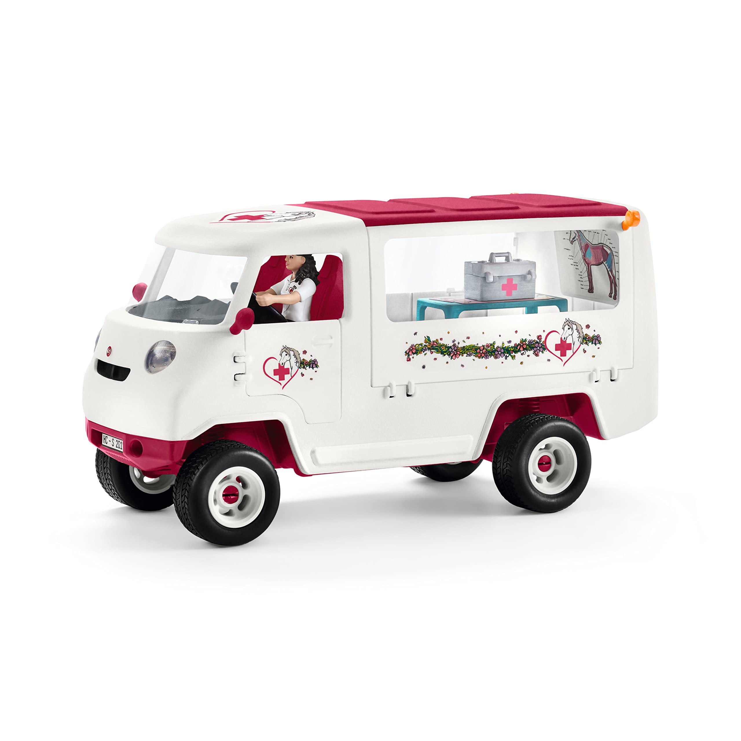 Foto 4 | Set De Juego Schleich Horse Club Mobile Vet Con Potro De Hannover - Venta Internacional.