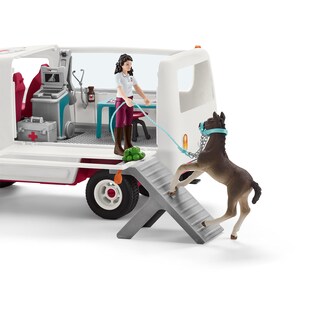 Foto 5 | Set De Juego Schleich Horse Club Mobile Vet Con Potro De Hannover - Venta Internacional.