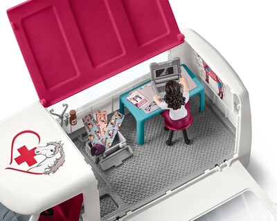 Foto 6 | Set De Juego Schleich Horse Club Mobile Vet Con Potro De Hannover - Venta Internacional.
