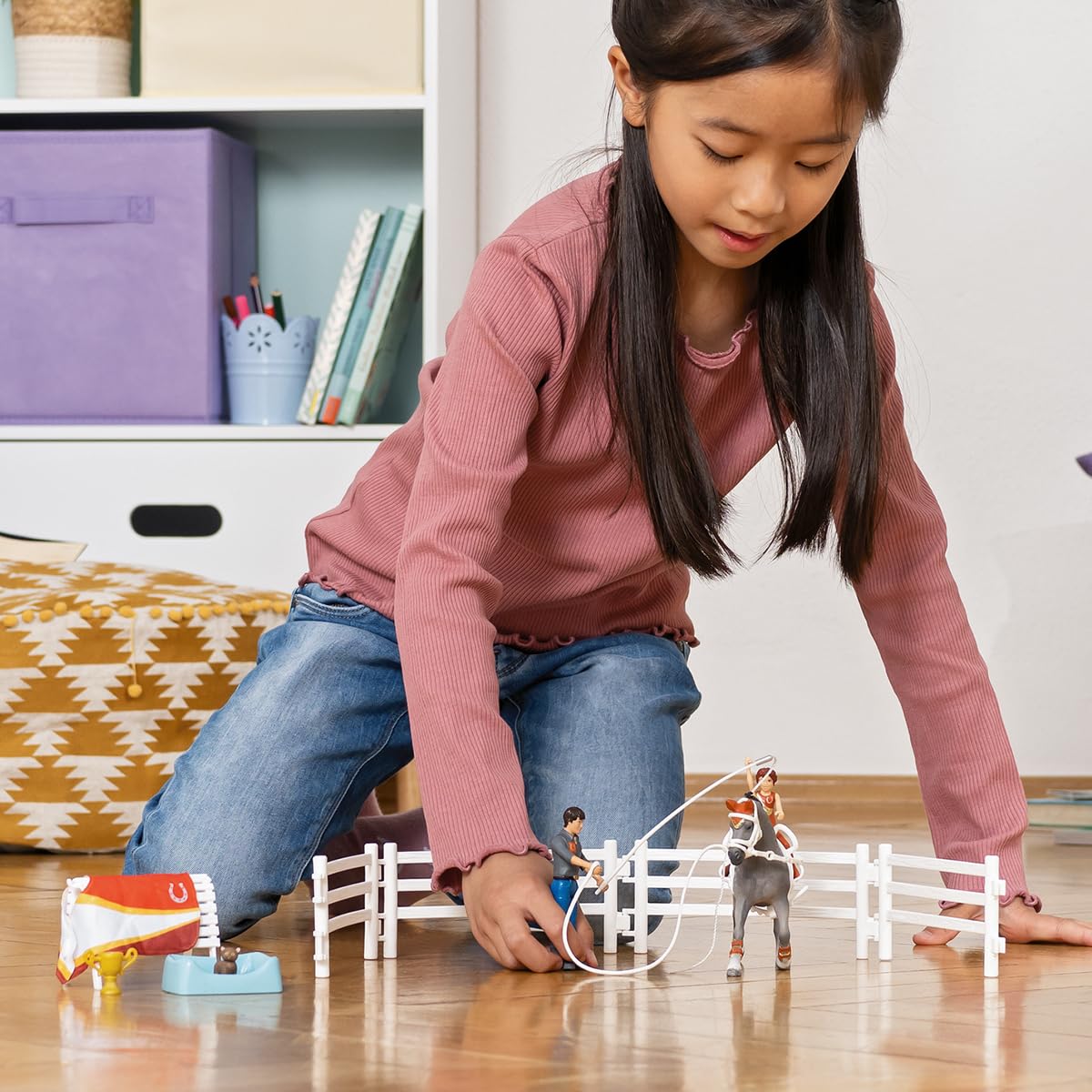 Foto 4 | Set Horse Play Schleich Horse Club Mia's Vaulting Con 18 Piezas - Venta Internacional.