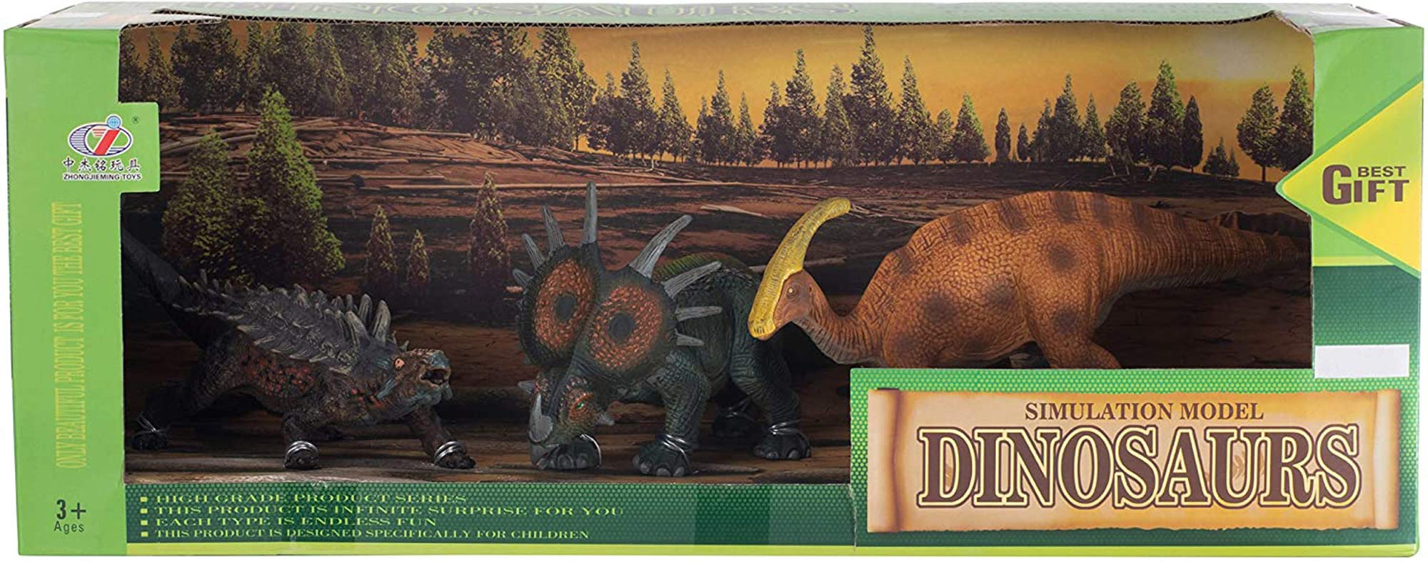 Foto 5 pulgar | Toy Playset Class Collections Dinosaurio De 20 Cm Con Anquilosaurio - Venta Internacional.