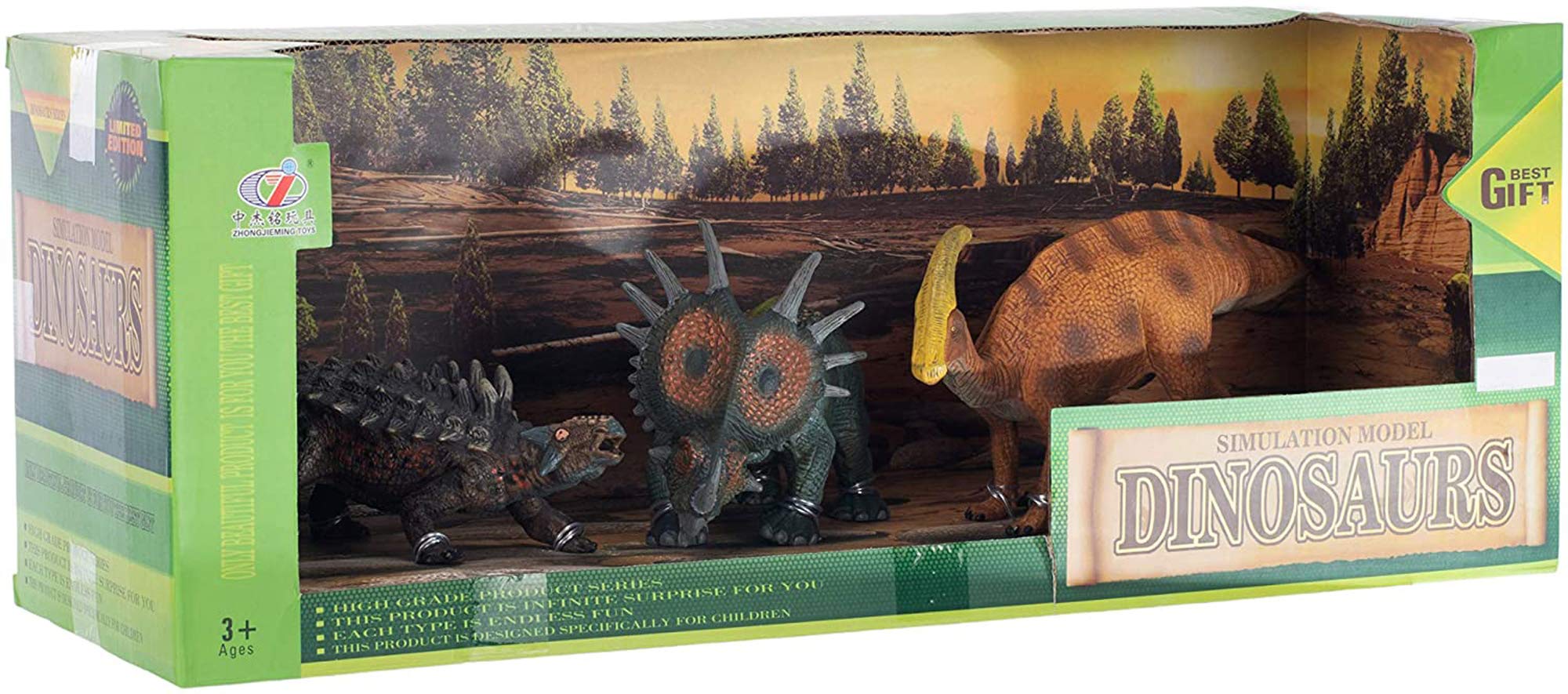 Foto 6 pulgar | Toy Playset Class Collections Dinosaurio De 20 Cm Con Anquilosaurio - Venta Internacional.