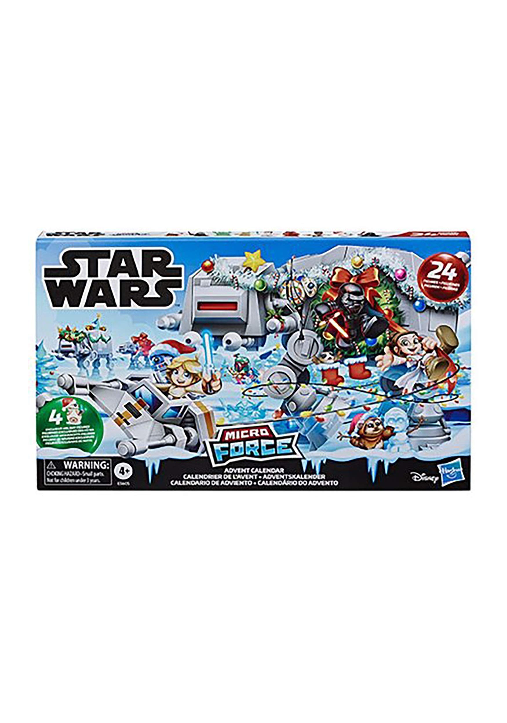 Calendario De Adviento Star Wars Micro Force Con 24 Minifiguras Para Mayores De 4 - Venta Internacional.