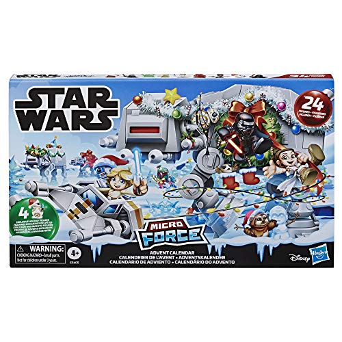 Foto 5 pulgar | Calendario De Adviento Star Wars Micro Force Con 24 Minifiguras Para Mayores De 4 - Venta Internacional.