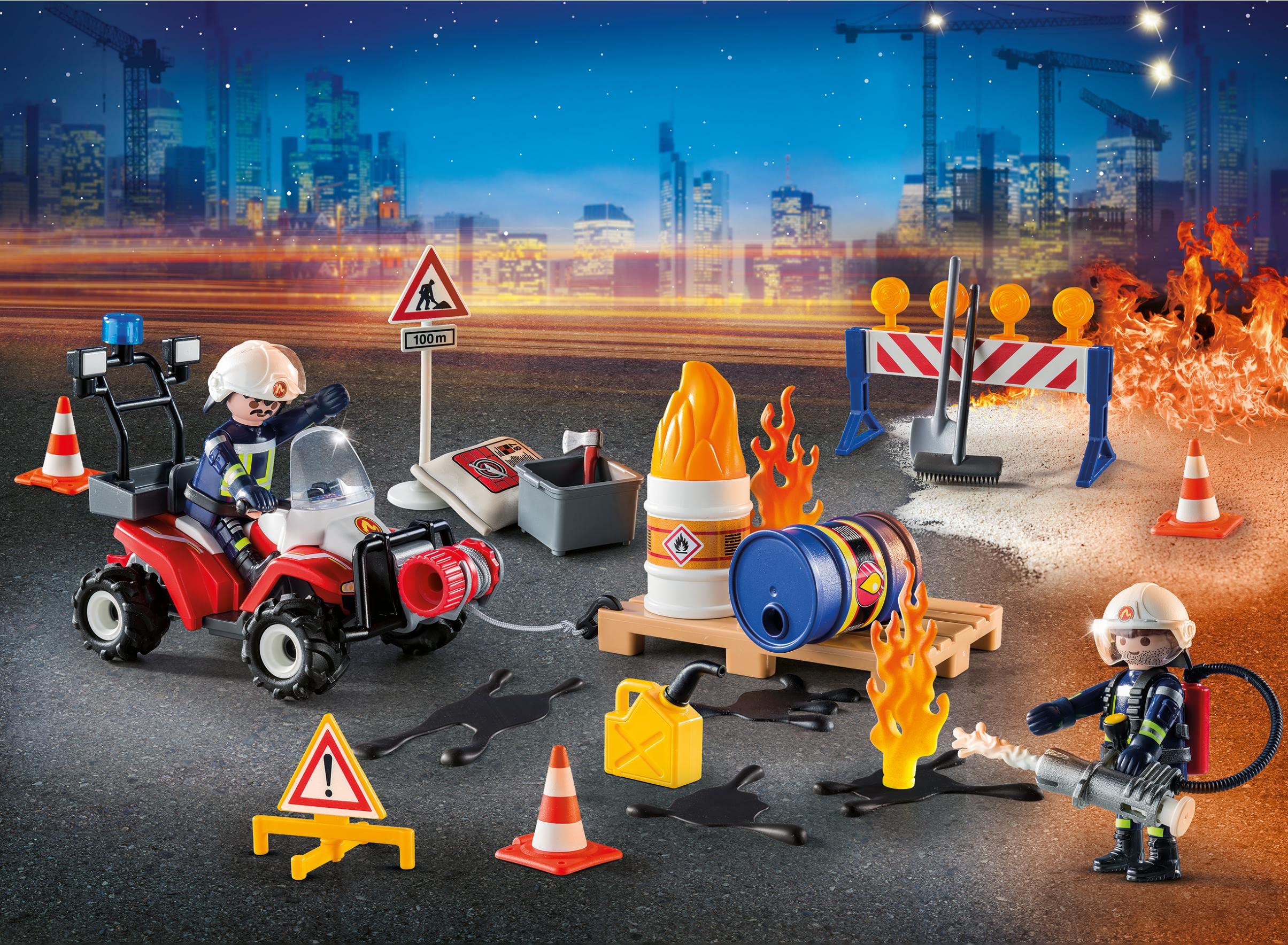 Foto 2 | Calendario De Adviento Playmobil Fire Rescue Operation - Venta Internacional.