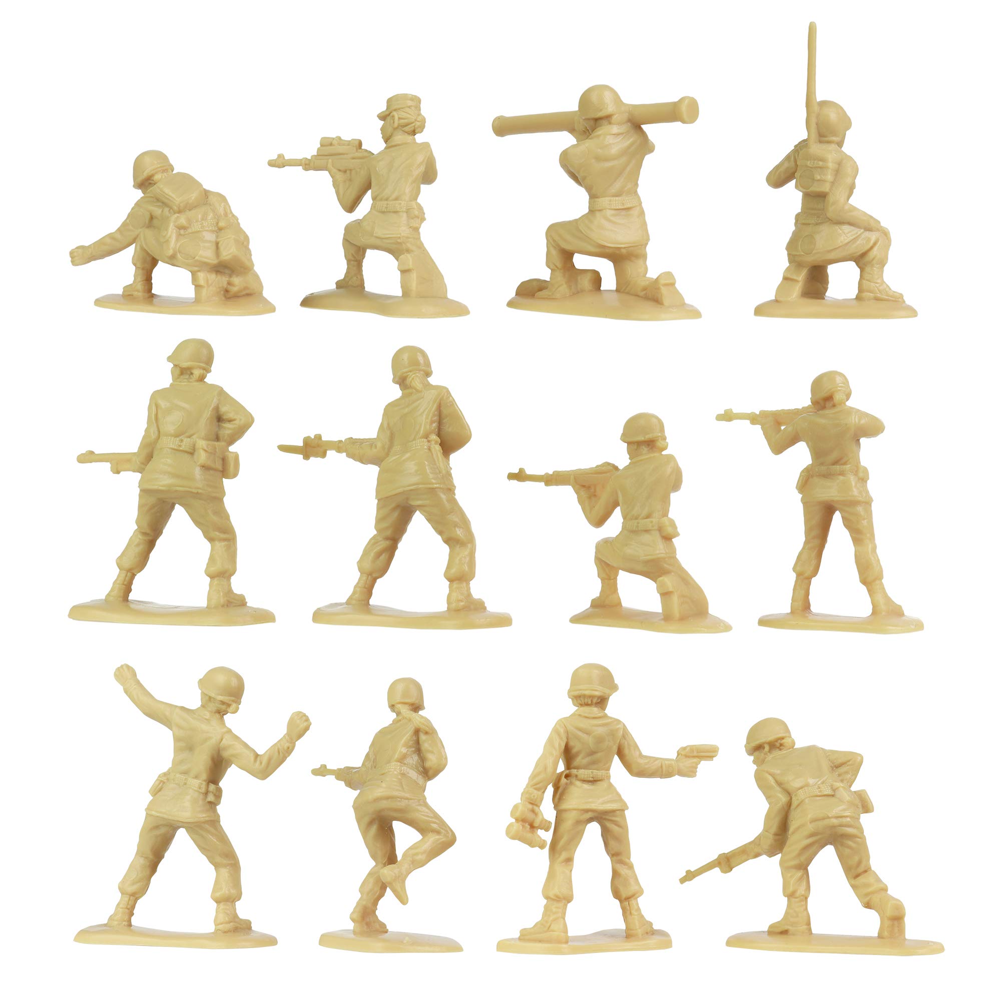 Foto 6 | Figuras Bmc De Plastic Army Para Mujer, 36 Unidades, Color Canela - Venta Internacional.