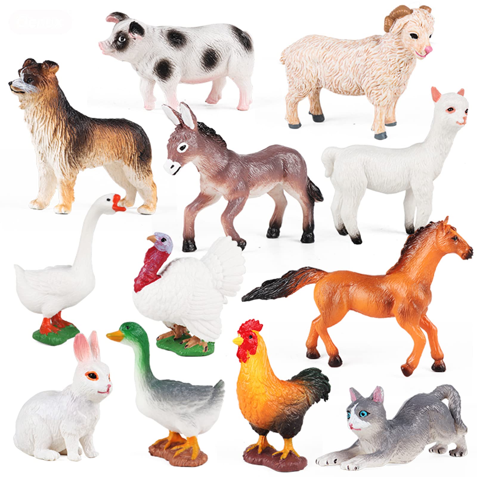 Foto 2 pulgar | Farm Animal Toys Rcomg, 12 Unidades, Para Niños, Con Detalles Realistas - Venta Internacional.