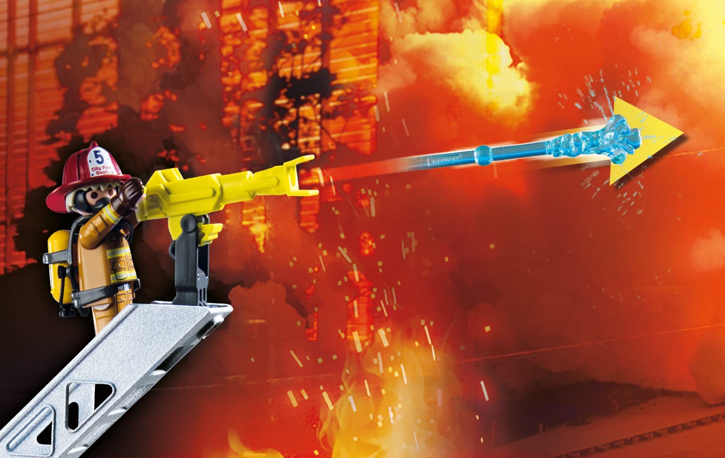 Foto 7 pulgar | Camión De Bomberos Playmobil Con Accesorios Y 2 Figuras - Venta Internacional.