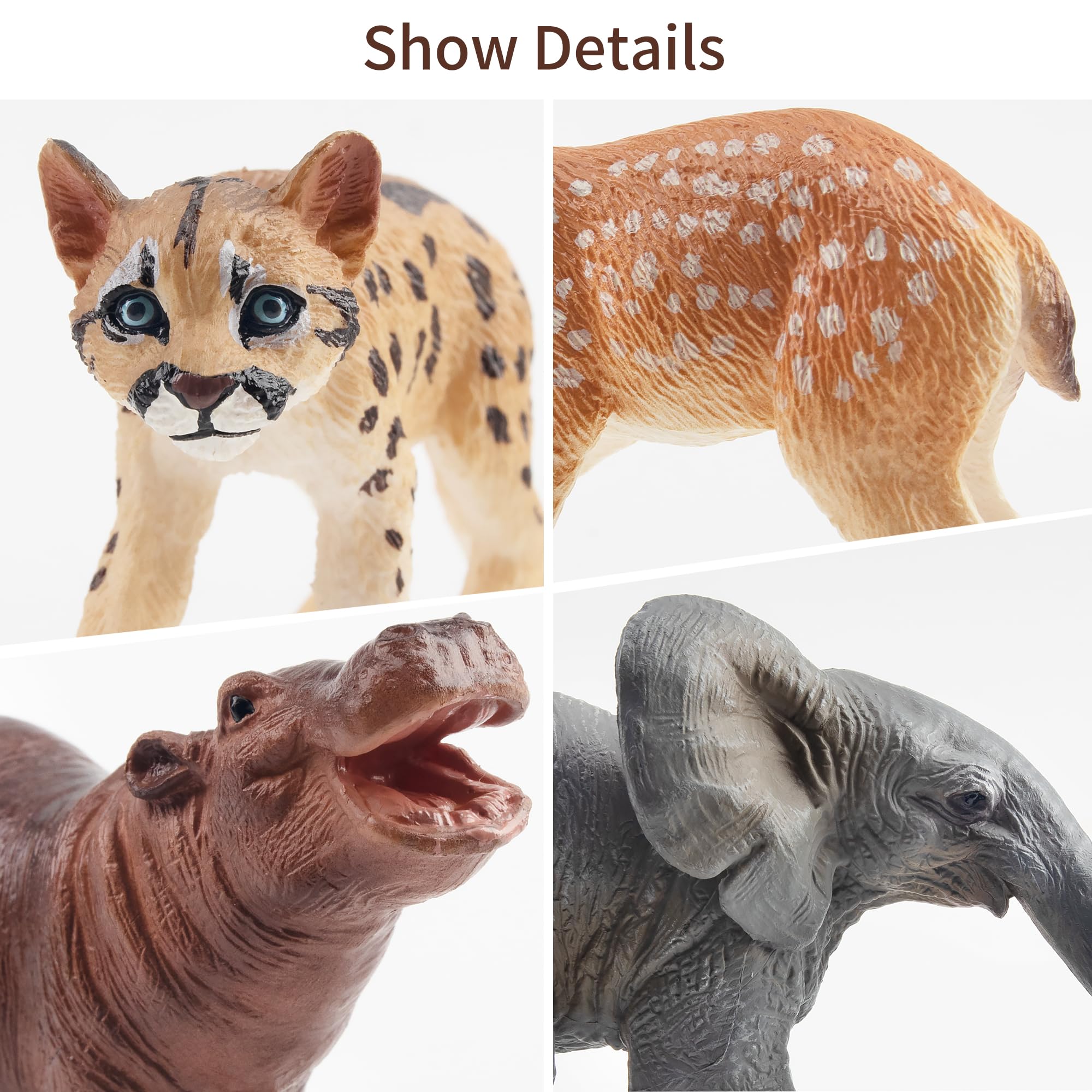 Foto 2 | Figuras de Juguete Toymany Animales 12 Piezas - Venta Internacional