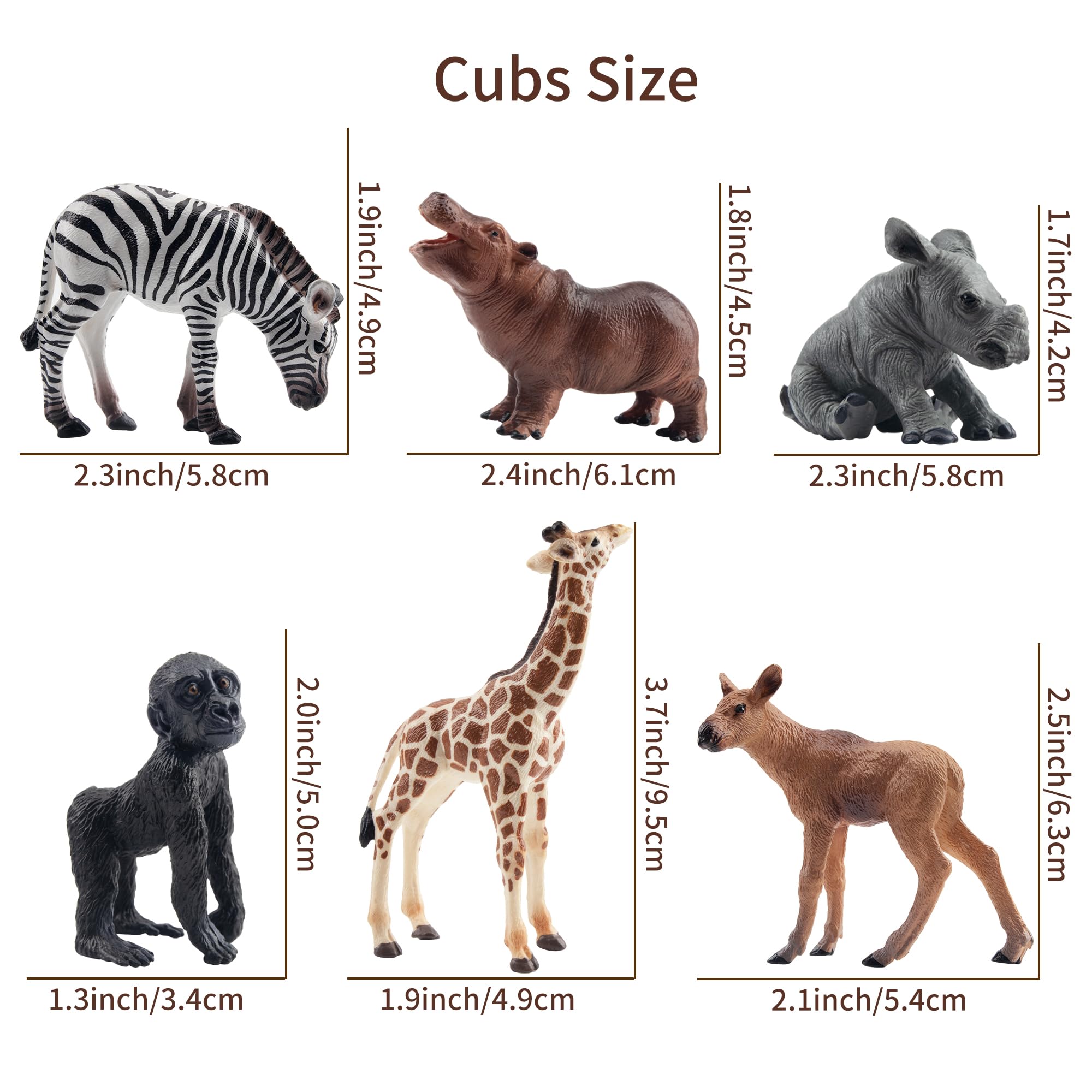 Foto 5 | Figuras de Juguete Toymany Animales 12 Piezas - Venta Internacional