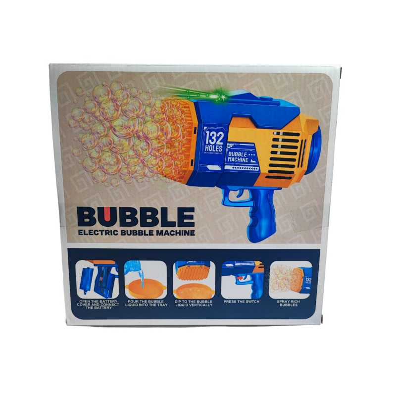 Foto 6 pulgar | Ametralladora Bubble Bazuca Con 132 Agujeros Y Luces Led - Venta Internacional.