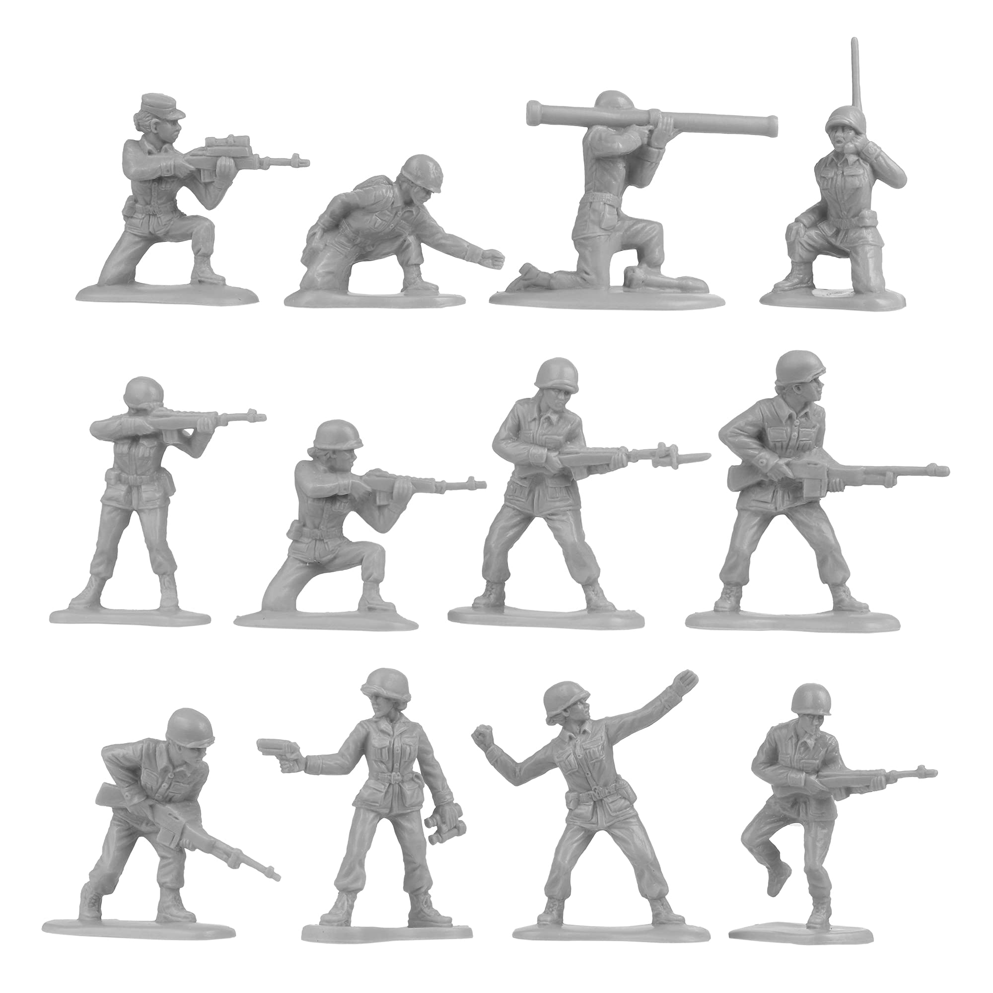Foto 4 pulgar | Figuras De Soldado De Plastic Army Bmc Para Mujer, 36 Unidades, Color Gris - Venta Internacional.