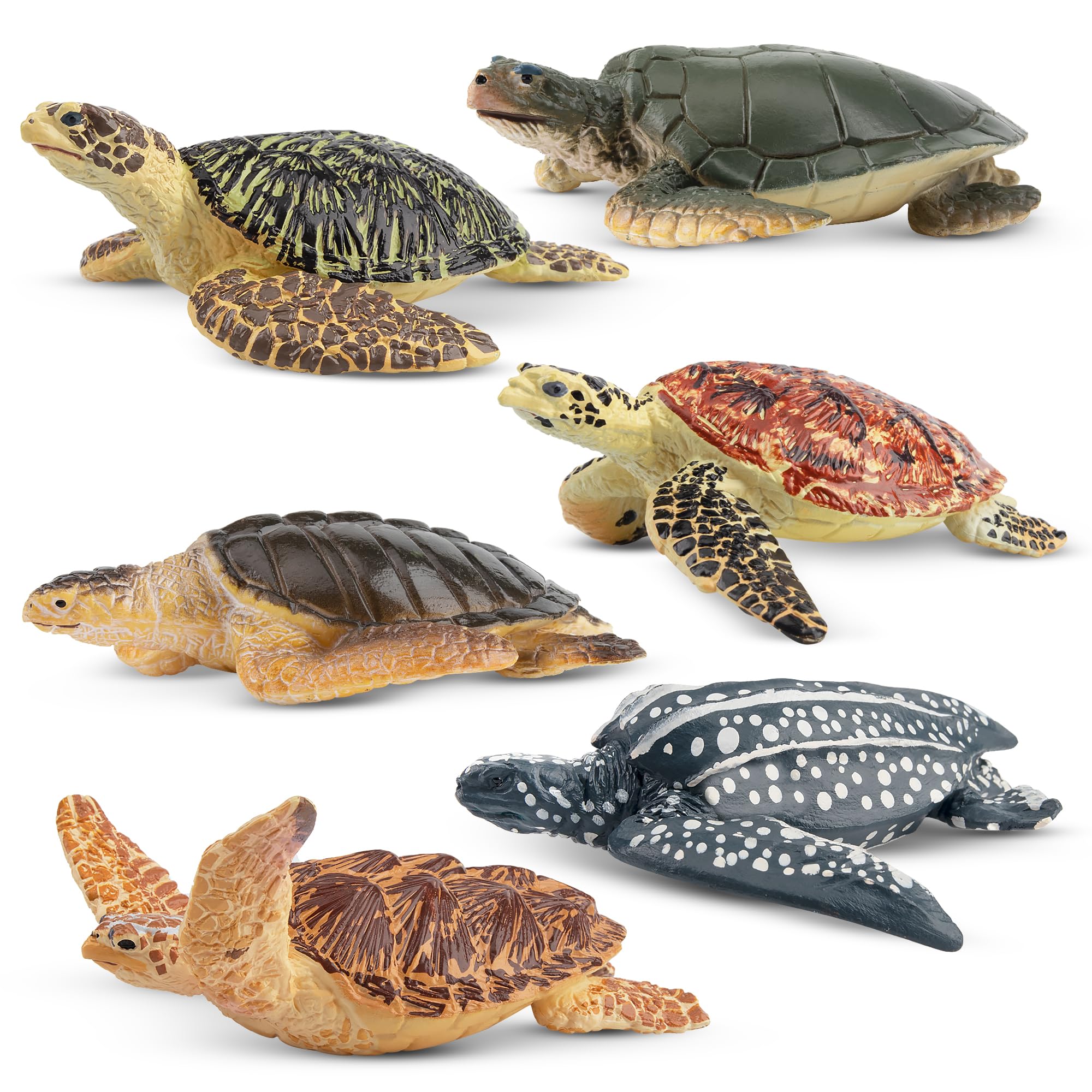 Foto 2 pulgar | Figuras De Animales Toymany Sea Turtle, 6 Unidades, Para Niños Mayores De 3 Años - Venta Internacional.