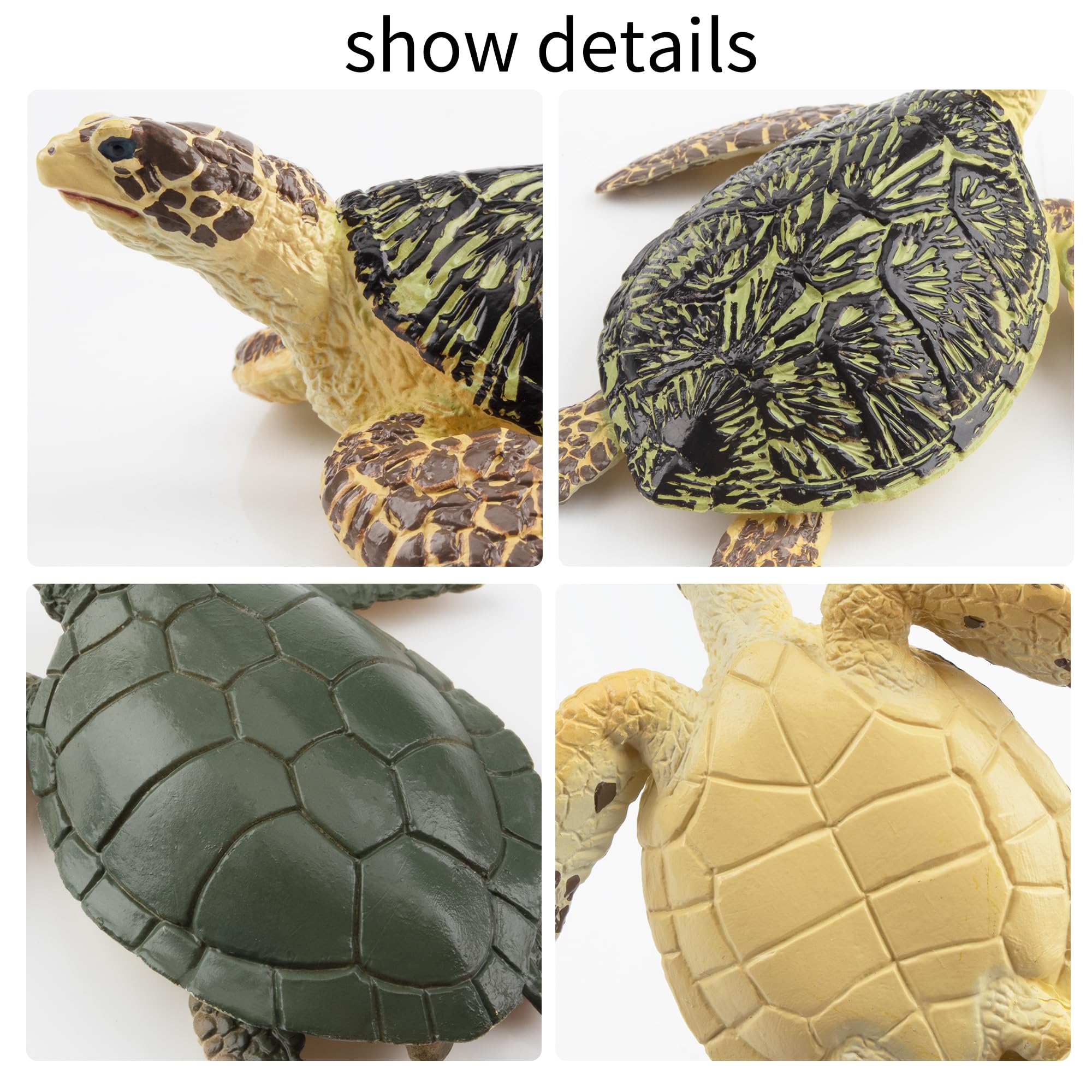 Foto 5 pulgar | Figuras De Animales Toymany Sea Turtle, 6 Unidades, Para Niños Mayores De 3 Años - Venta Internacional.