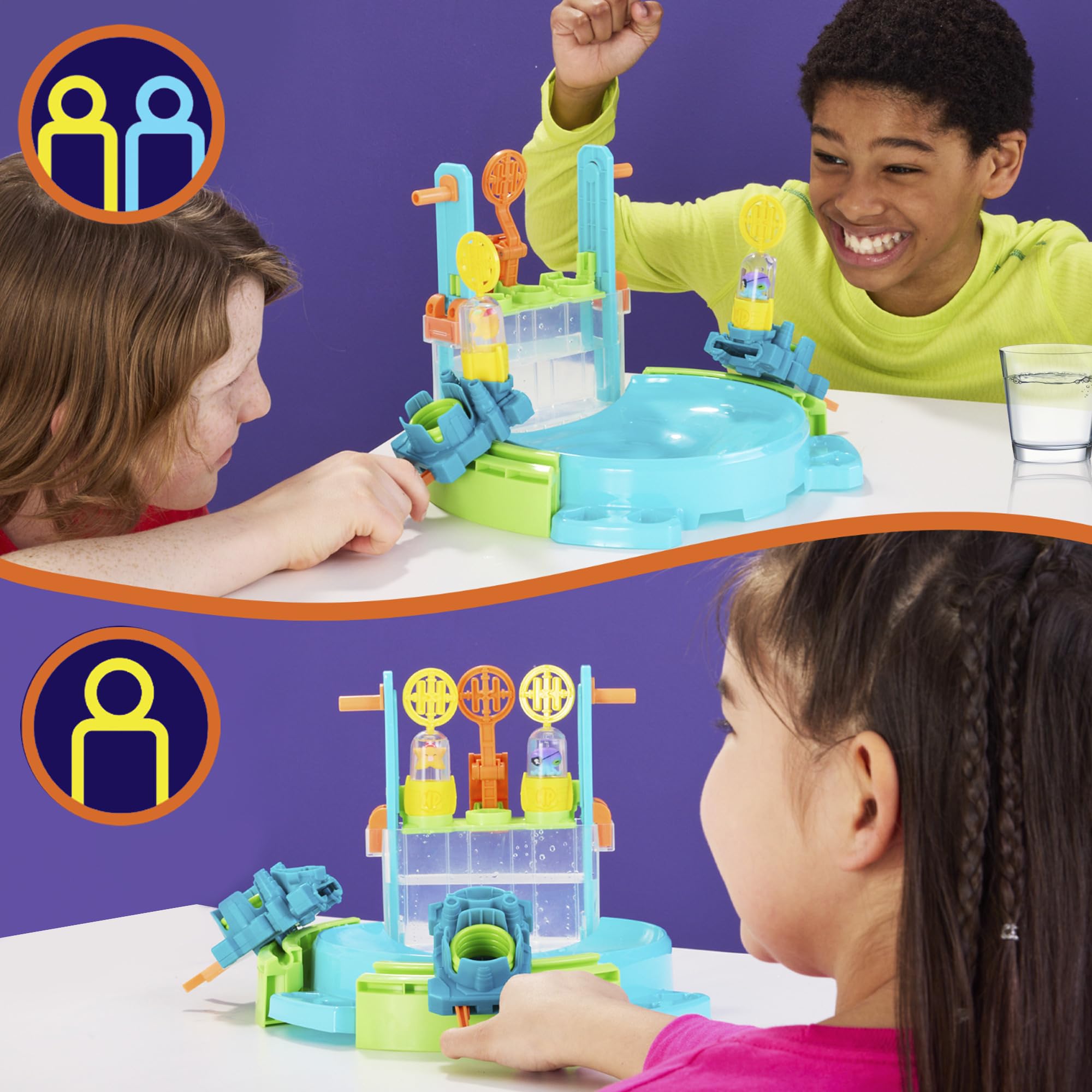Foto 5 pulgar | Juguete De Combate Hasbro Hydro Pods Dunk & Sunk Arena Con Tanque De Mates - Venta Internacional.