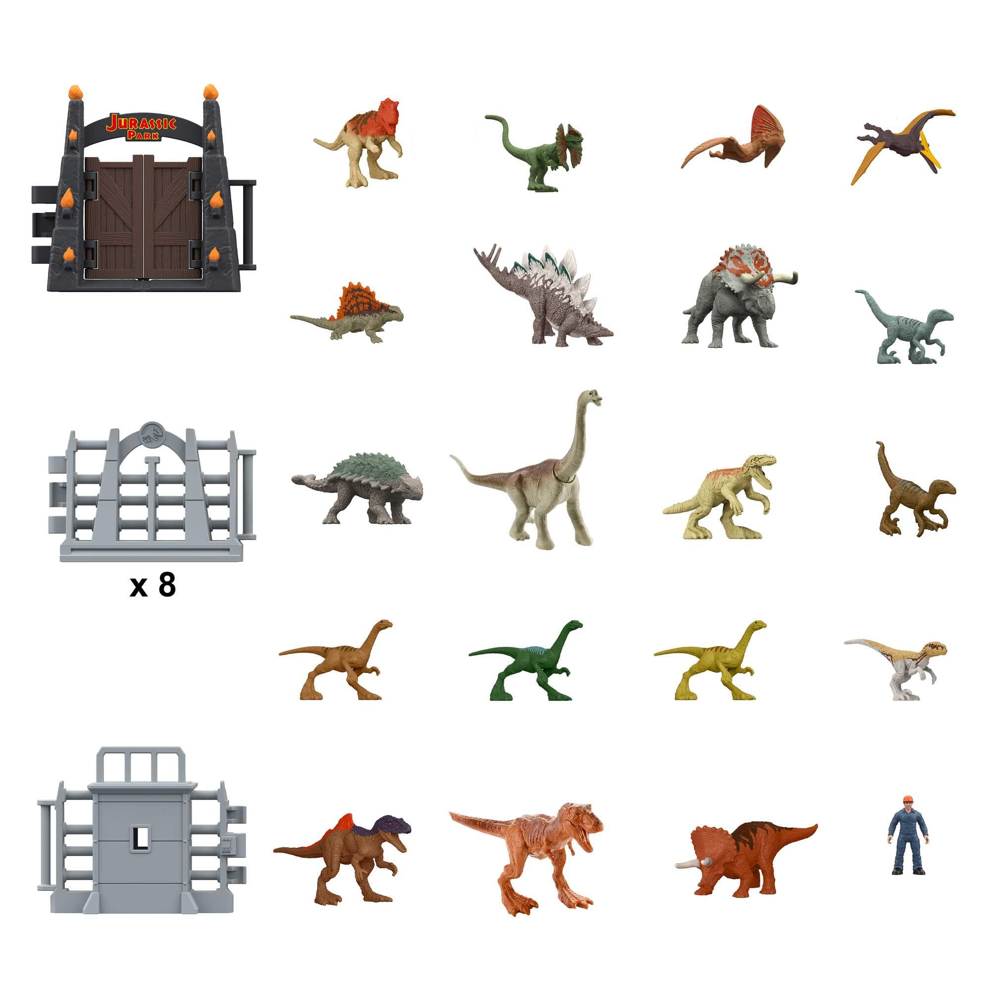 Foto 6 pulgar | Calendario De Adviento Mattel Jurassic World Con 24 Sorpresas Para Niños Mayores De 4 Años - Venta Internacional.