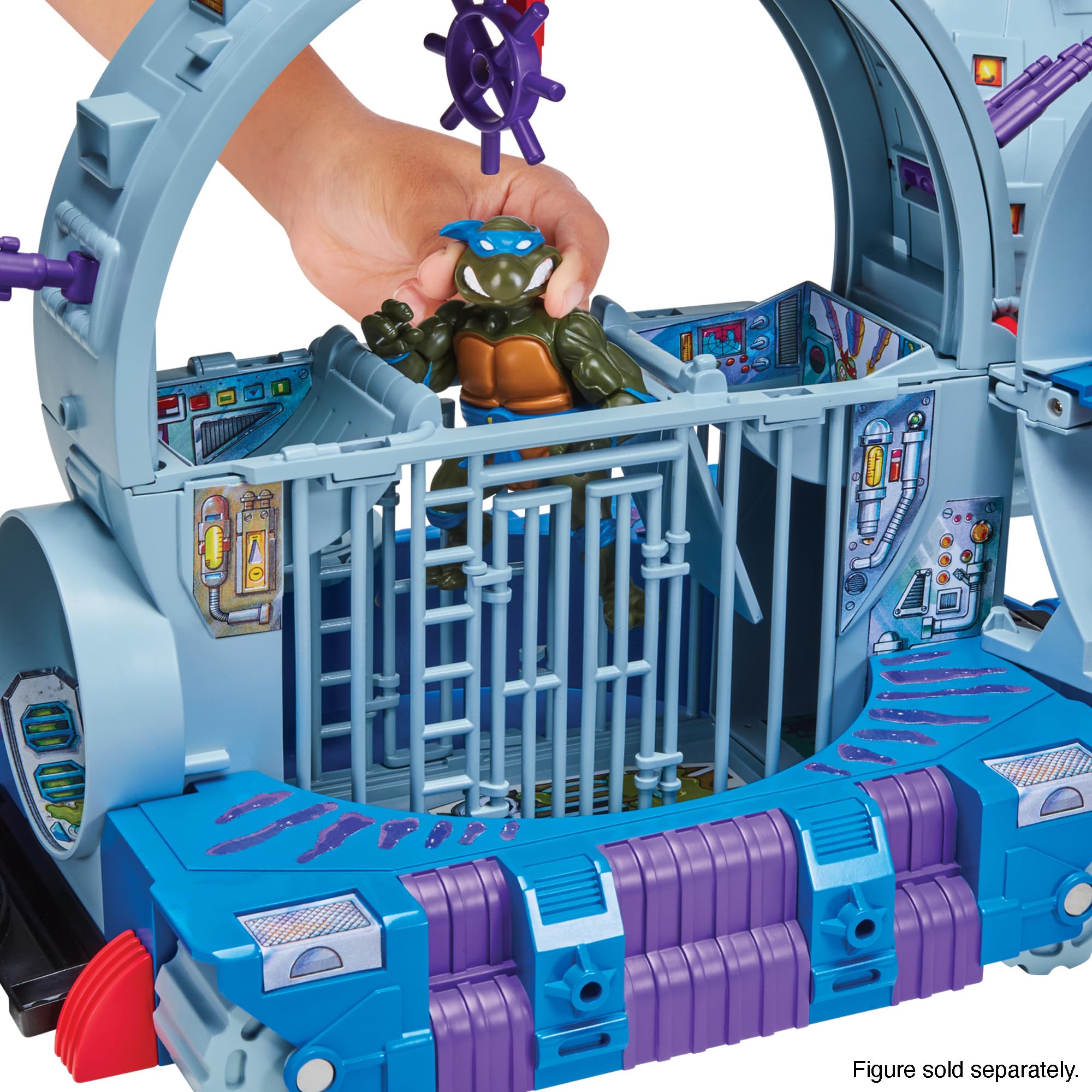 Foto 5 pulgar | Set de Juego Teenage Mutant Ninja Turtles Tmnt Classic Technodrome - Venta Internacional