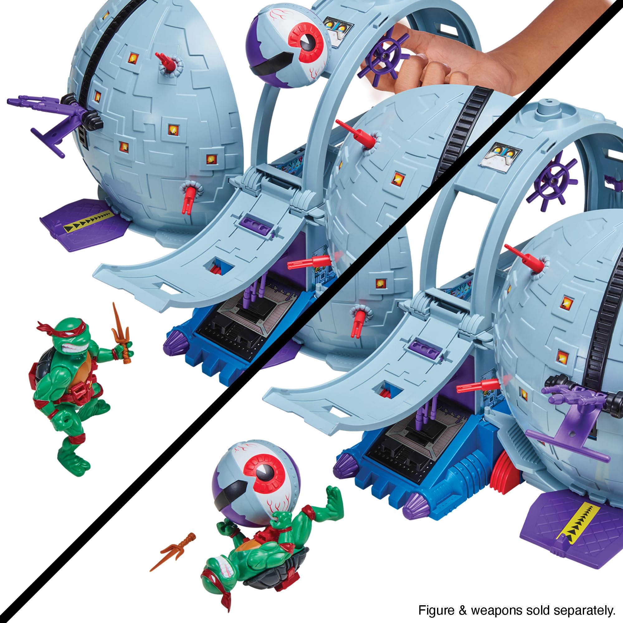 Foto 6 pulgar | Set de Juego Teenage Mutant Ninja Turtles Tmnt Classic Technodrome - Venta Internacional