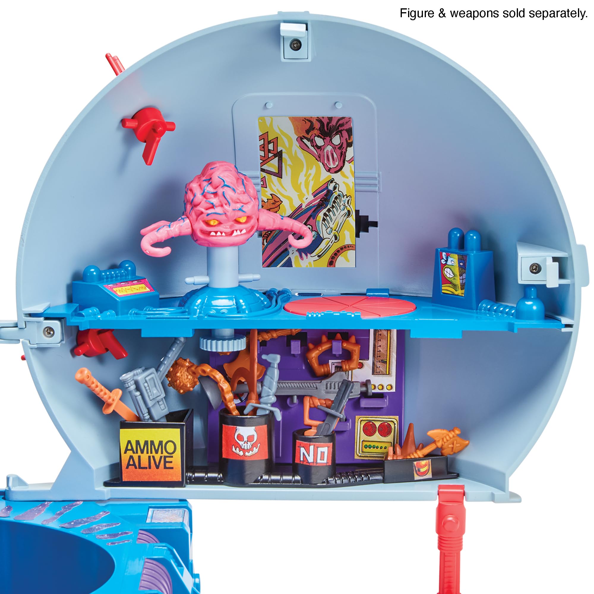 Foto 8 pulgar | Set de Juego Teenage Mutant Ninja Turtles Tmnt Classic Technodrome - Venta Internacional