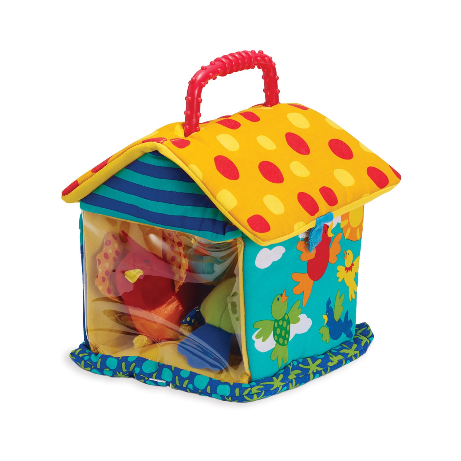 Foto 4 pulgar | Soft Activity Toy Manhattan Toy Put And Peek Birdhouse - Venta Internacional.