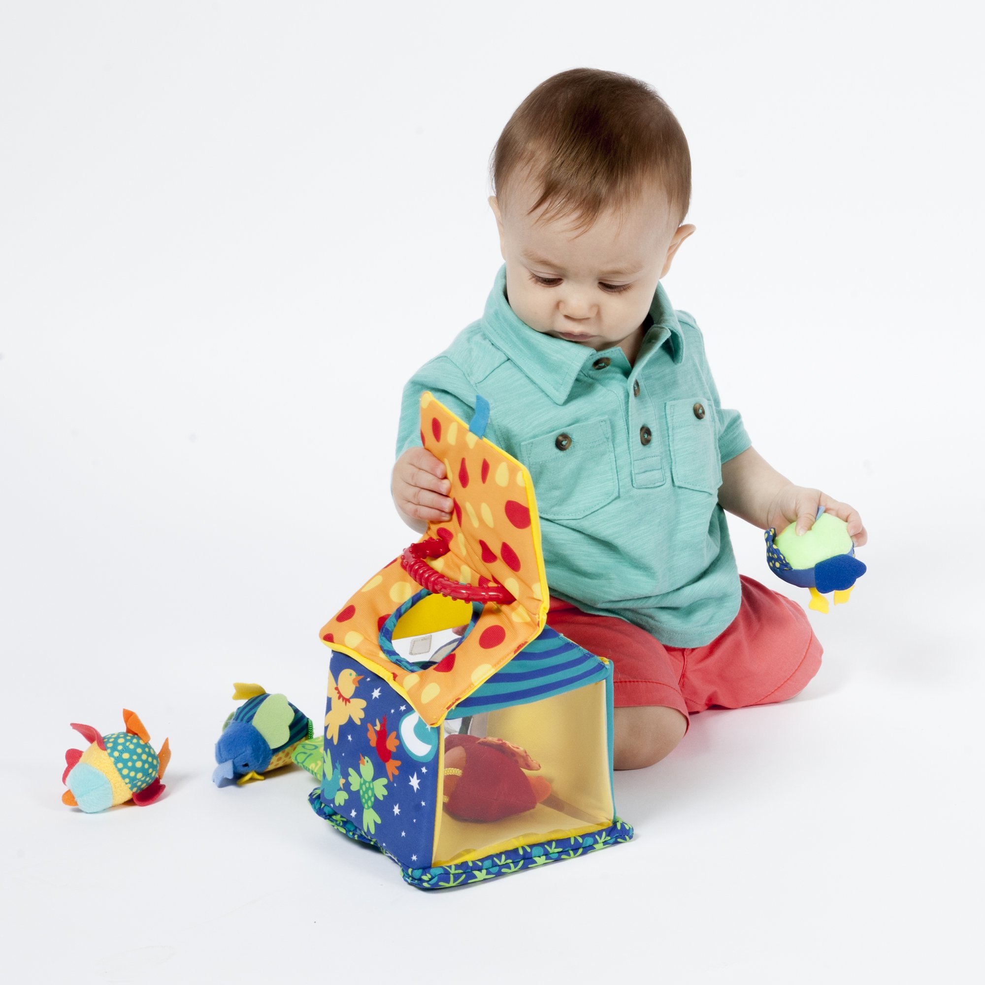 Foto 6 pulgar | Soft Activity Toy Manhattan Toy Put And Peek Birdhouse - Venta Internacional.