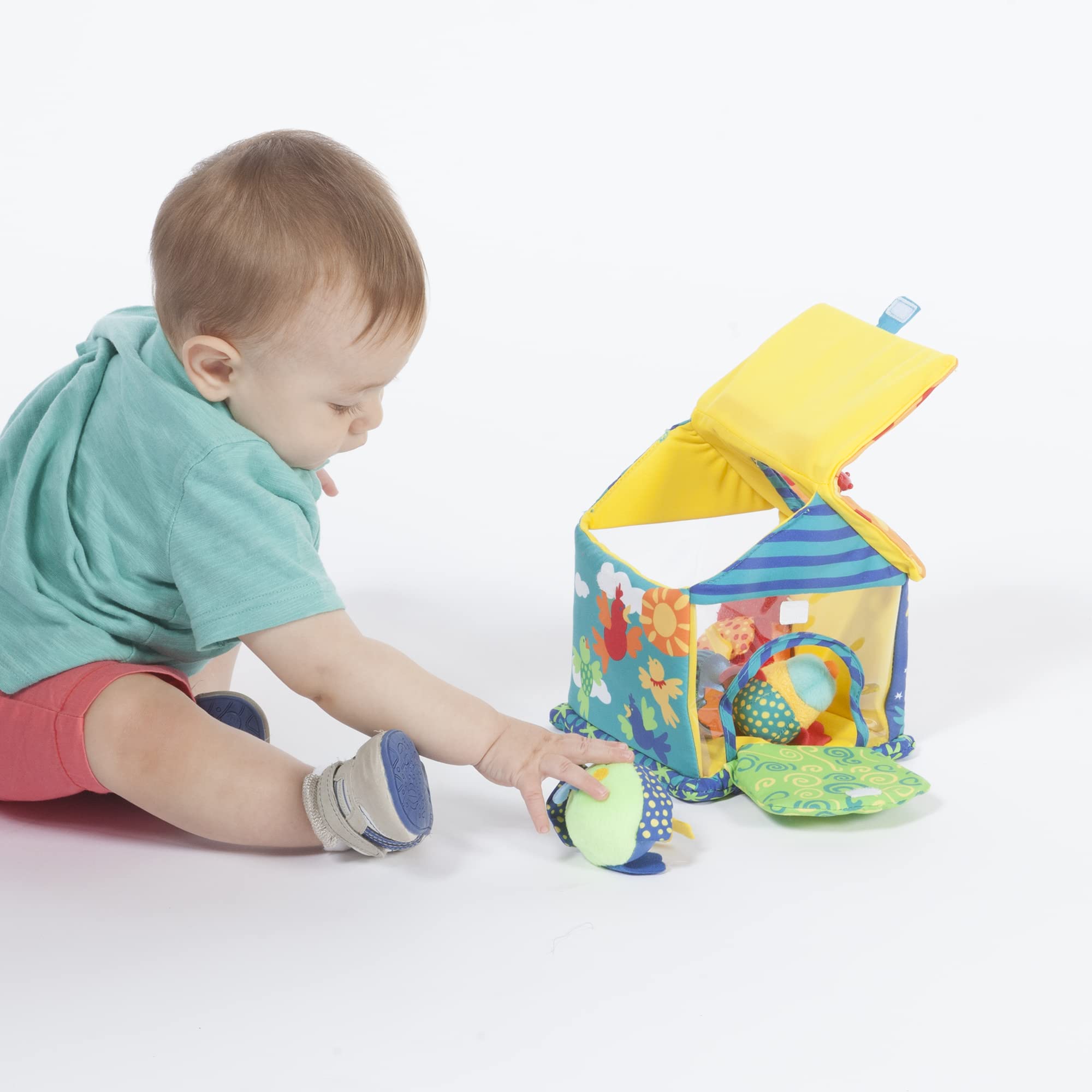 Foto 7 pulgar | Soft Activity Toy Manhattan Toy Put And Peek Birdhouse - Venta Internacional.