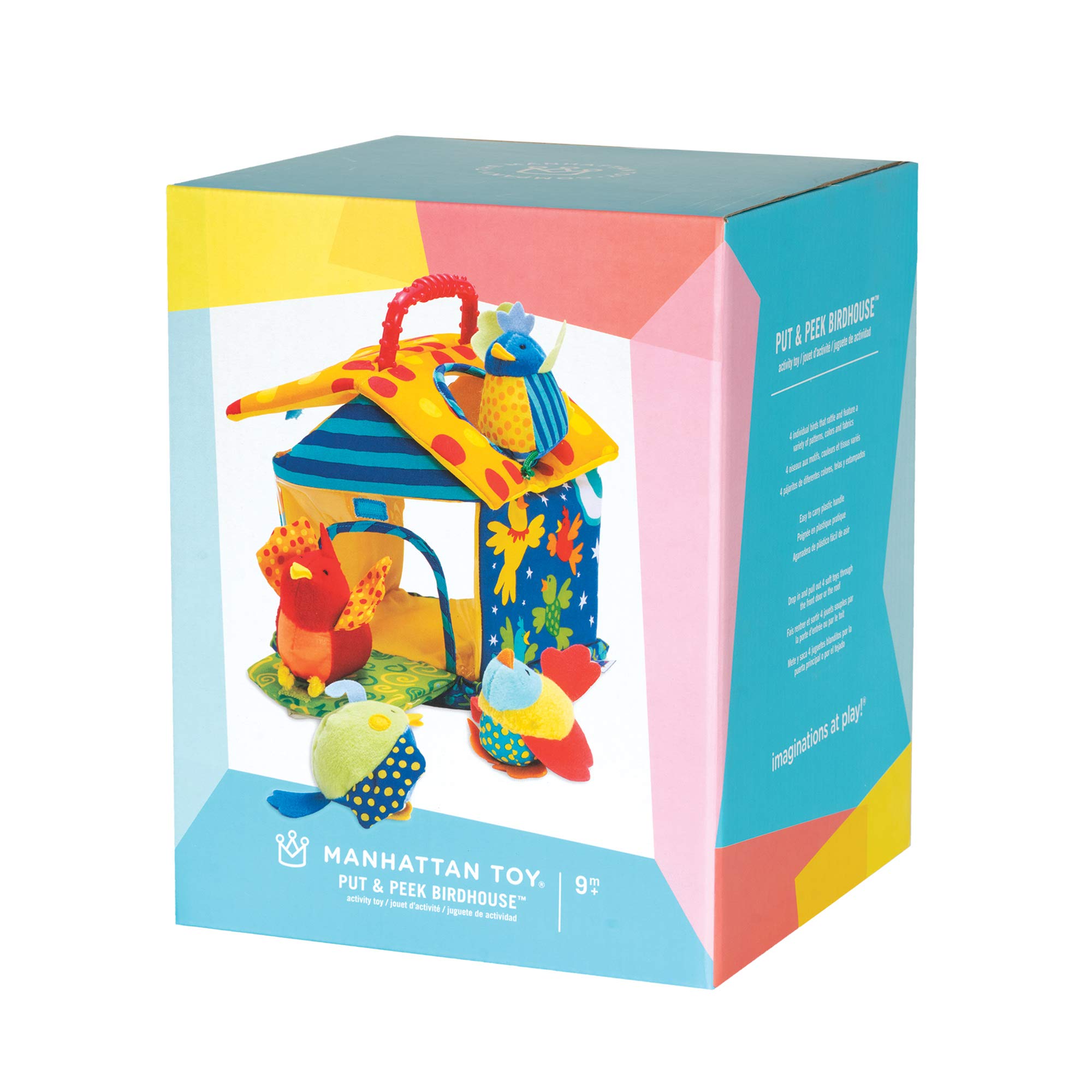 Foto 7 | Soft Activity Toy Manhattan Toy Put And Peek Birdhouse - Venta Internacional.