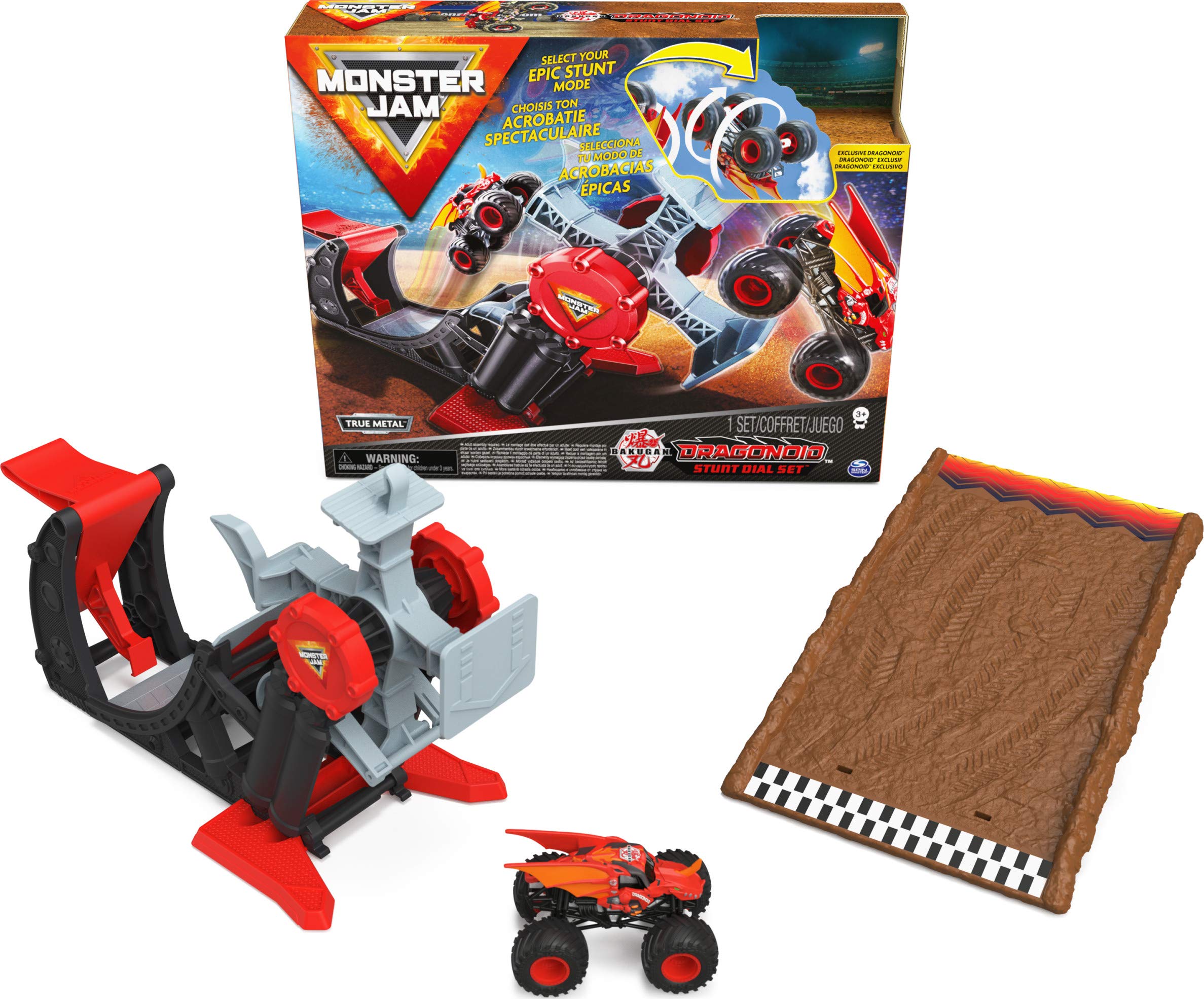 Foto 1 | Disal Acrobático Playset Monster Jam Bakugan Dragonoid Con Camión - Venta Internacional.