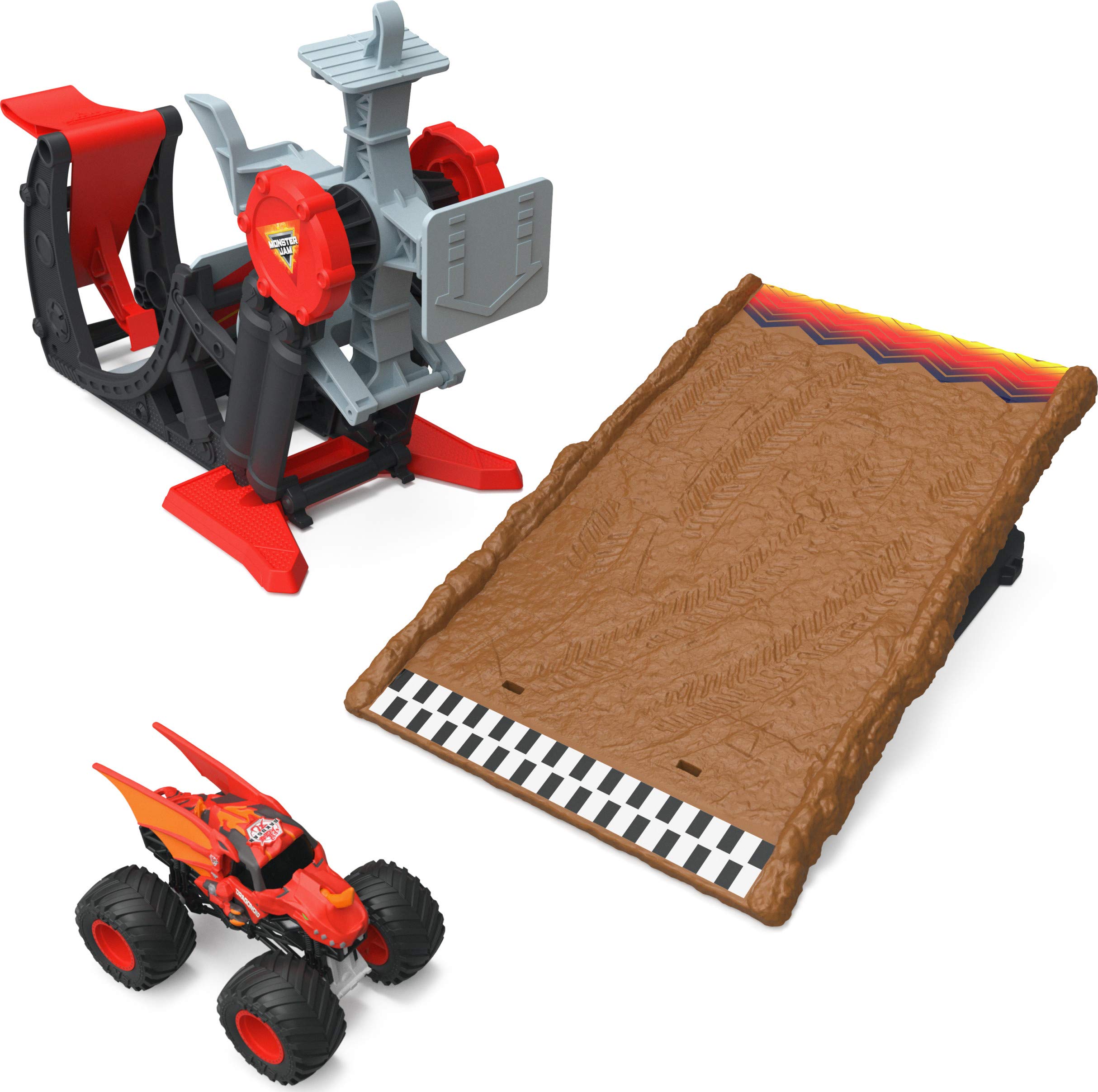 Foto 4 | Disal Acrobático Playset Monster Jam Bakugan Dragonoid Con Camión - Venta Internacional.