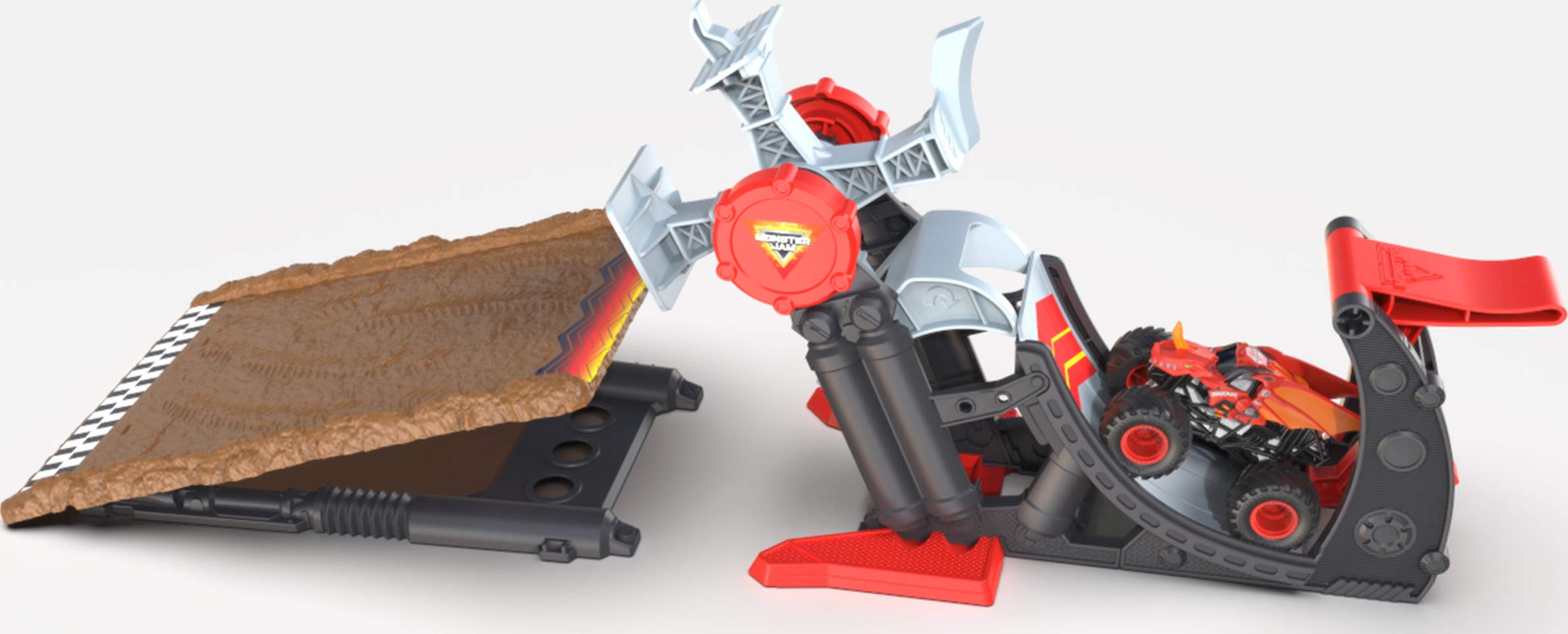 Foto 5 | Disal Acrobático Playset Monster Jam Bakugan Dragonoid Con Camión - Venta Internacional.