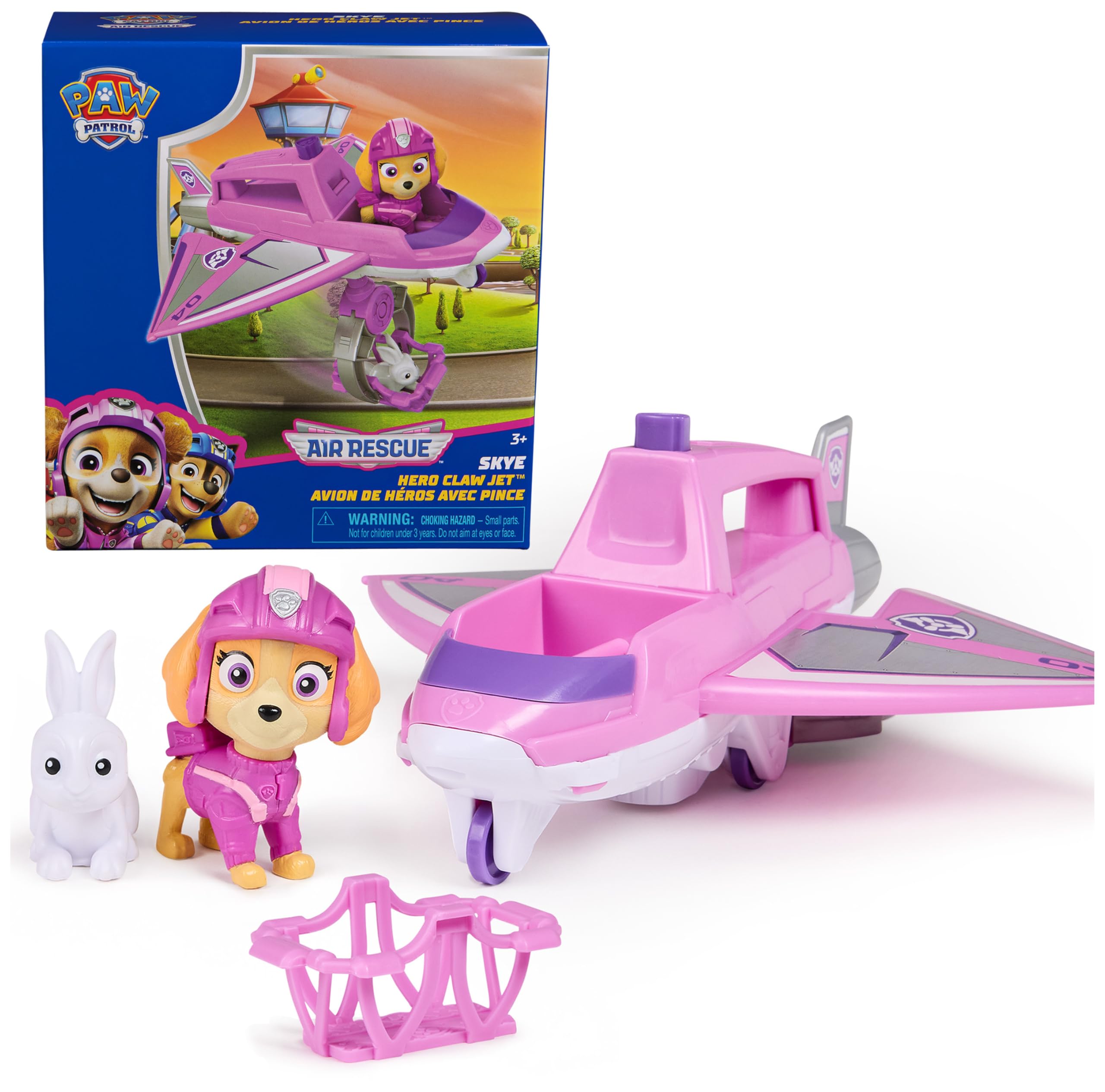 Figura De Acción Skye De Toy Paw Patrol Air Rescue Con Hero Claw Jet - Venta Internacional.