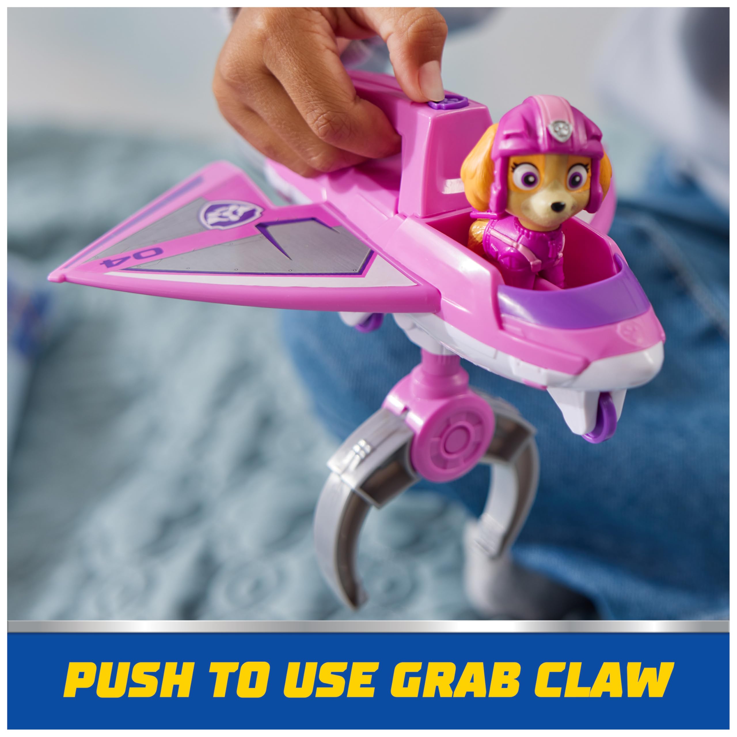 Foto 5 pulgar | Figura De Acción Skye De Toy Paw Patrol Air Rescue Con Hero Claw Jet - Venta Internacional.