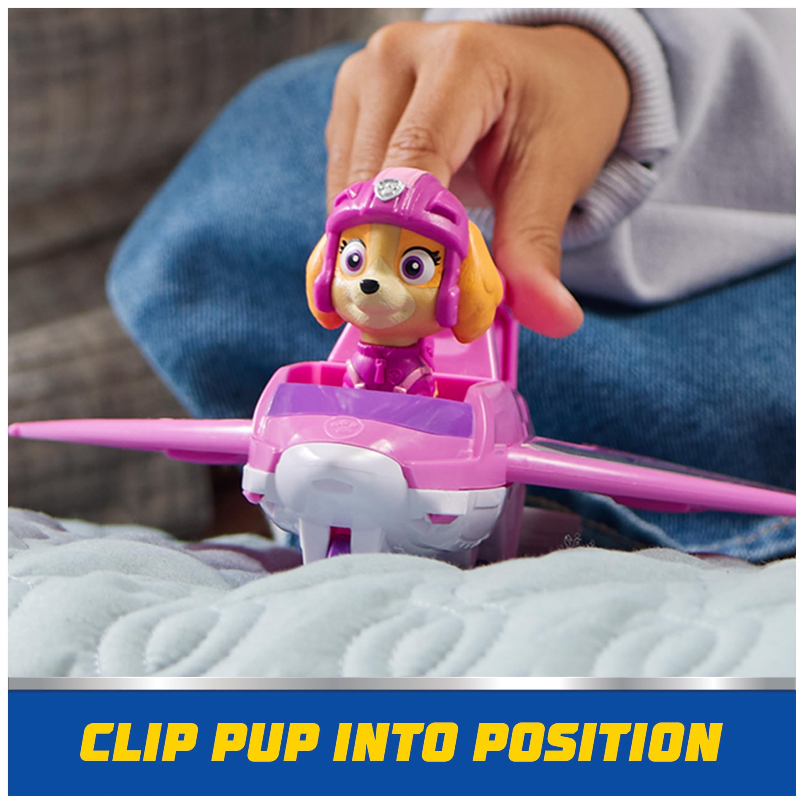 Foto 8 pulgar | Figura De Acción Skye De Toy Paw Patrol Air Rescue Con Hero Claw Jet - Venta Internacional.