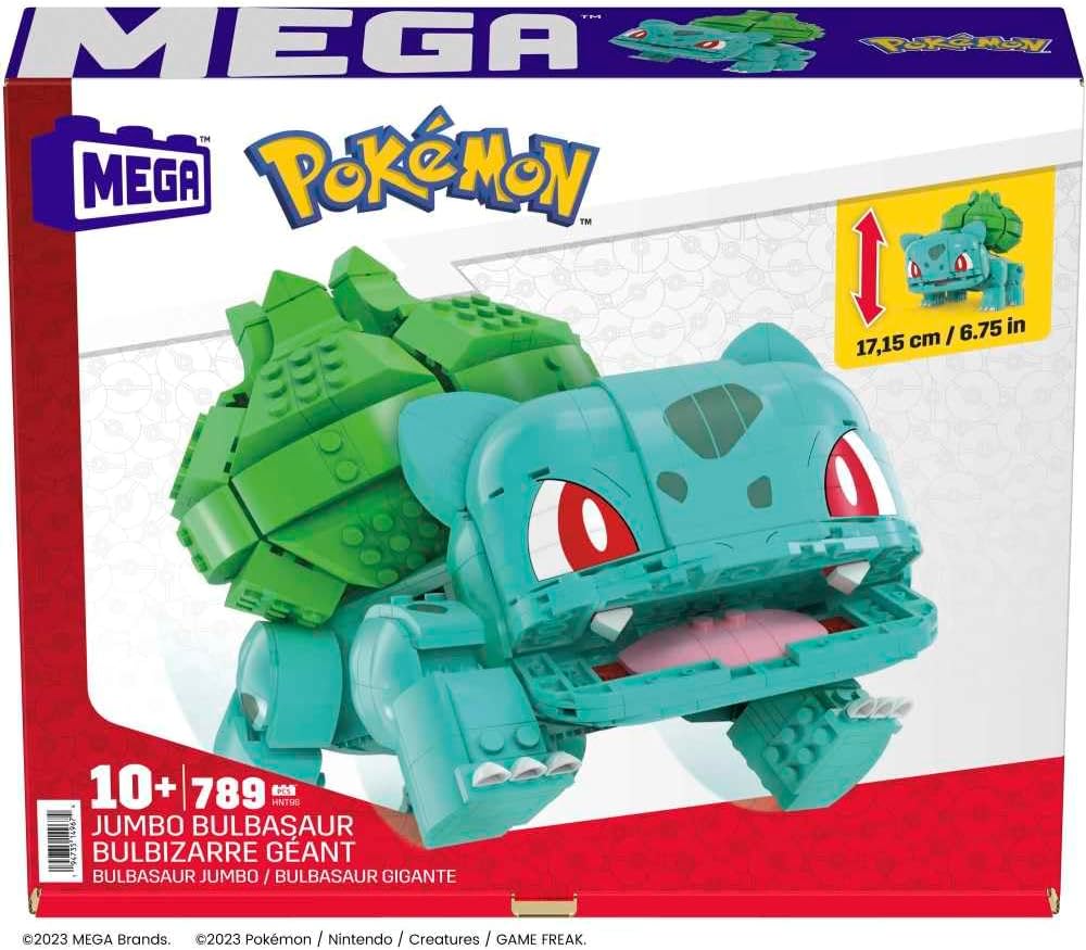 Foto 5 pulgar | Mega Contstrux Pokemon Bulbasaur 789 Pzs Hnt96 Mattel