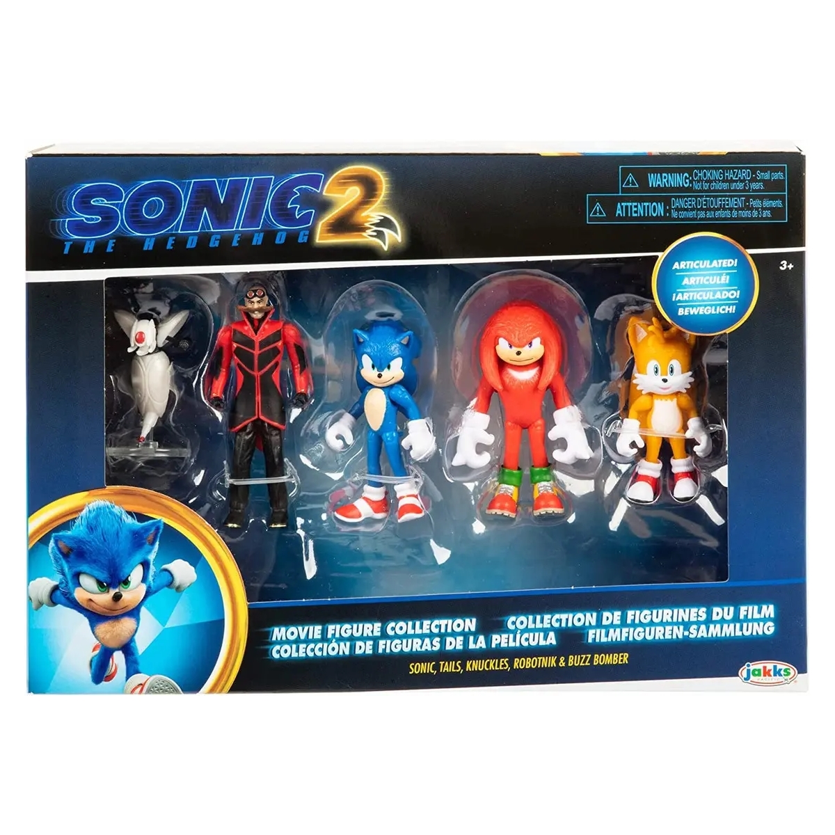 Foto 2 pulgar | Pack 4 Figuras Sonic 2 The Hedgehog La Pelicula Jakks Pacific