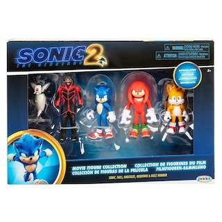 Foto 1 | Pack 4 Figuras Sonic 2 The Hedgehog La Pelicula Jakks Pacific