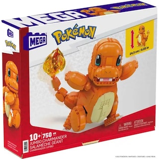 Foto 2 | Mega Construx Pokemon Jumbo Charmander 750 Piezas Mattel Hhl13