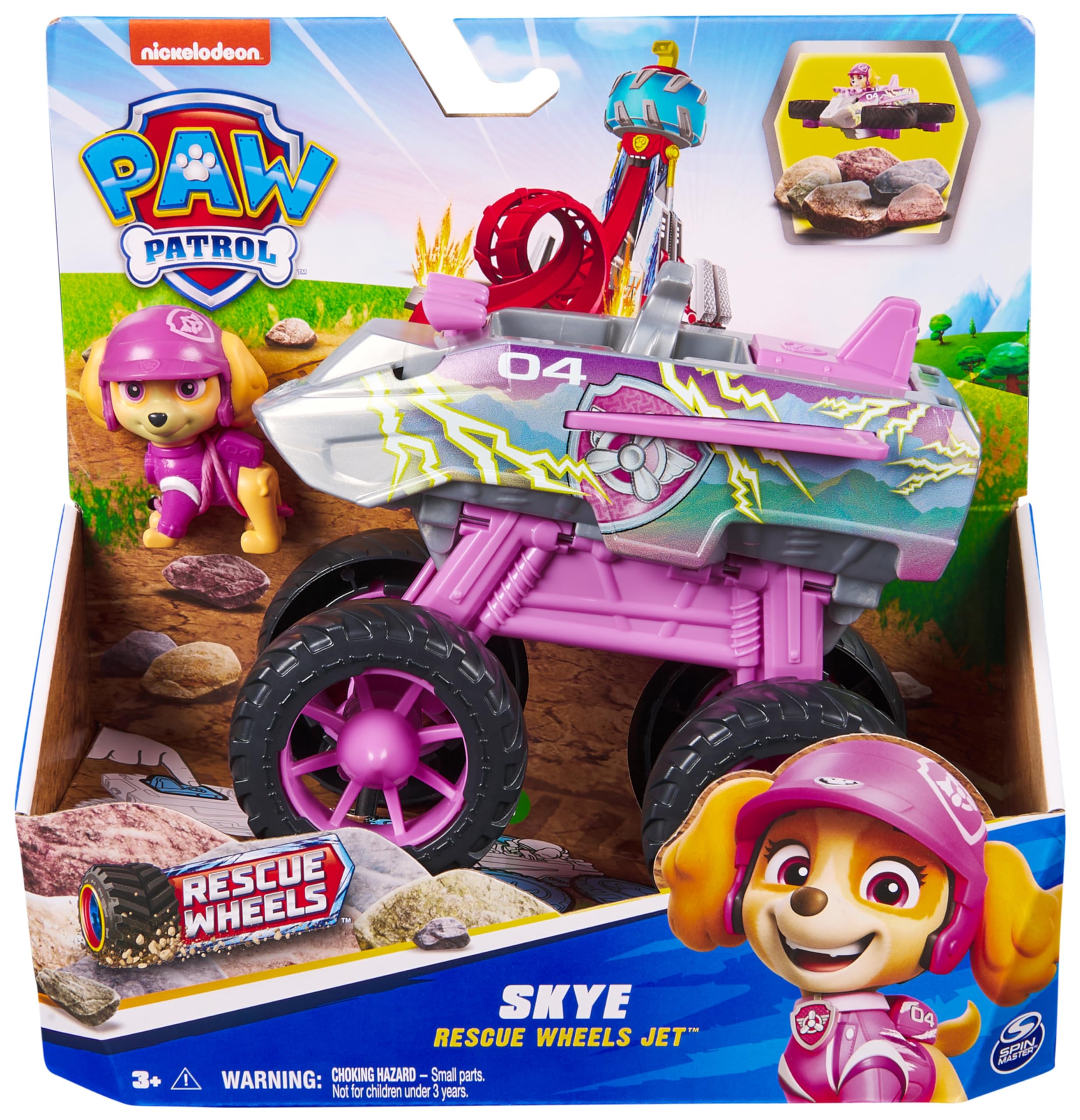 Foto 3 pulgar | Juego De Figuras Skye Rescue Wheels De Toy Paw Patrol Con Jet Para Más De 3 Años - Venta Internacional.