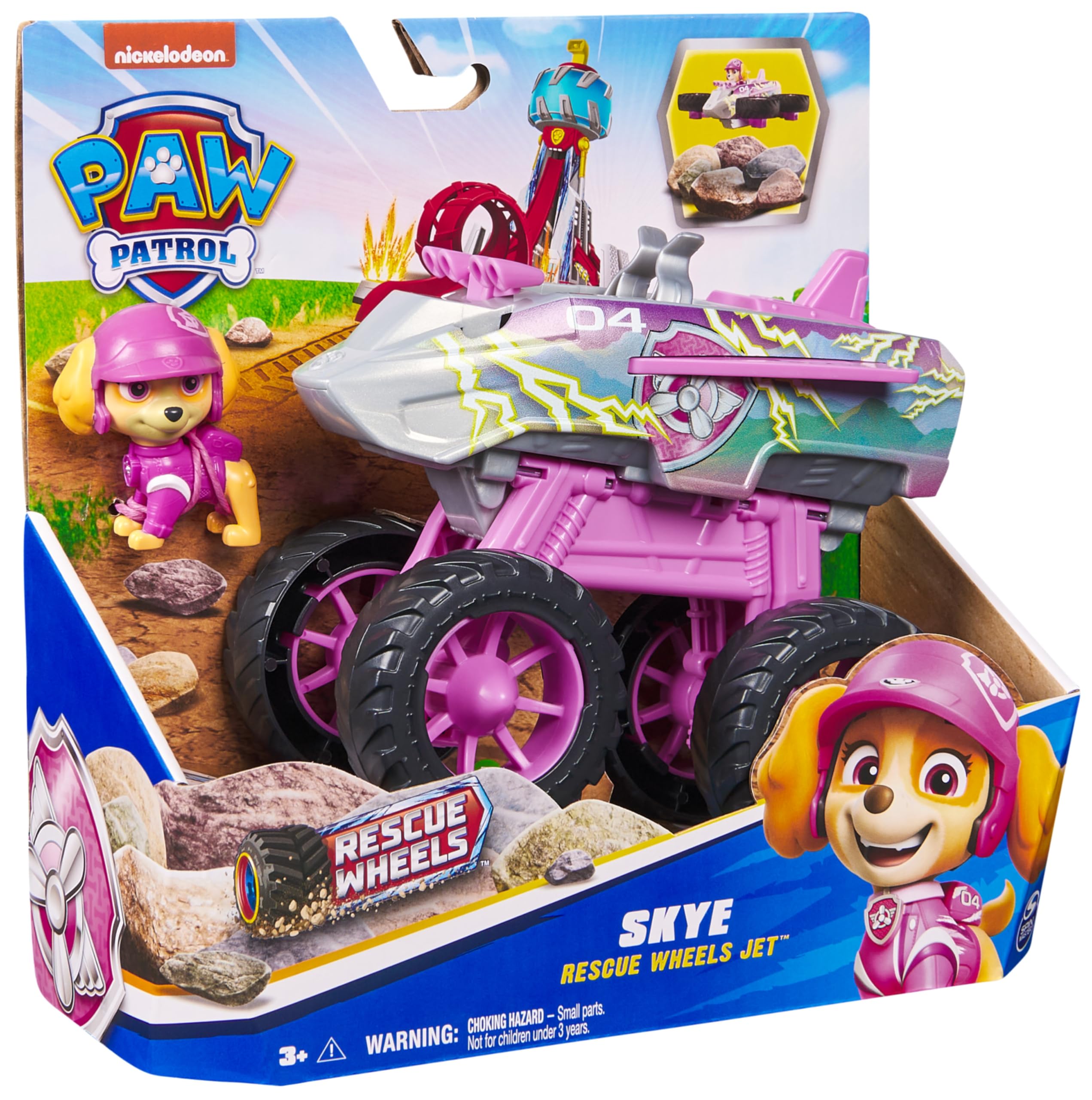 Foto 7 pulgar | Juego De Figuras Skye Rescue Wheels De Toy Paw Patrol Con Jet Para Más De 3 Años - Venta Internacional.