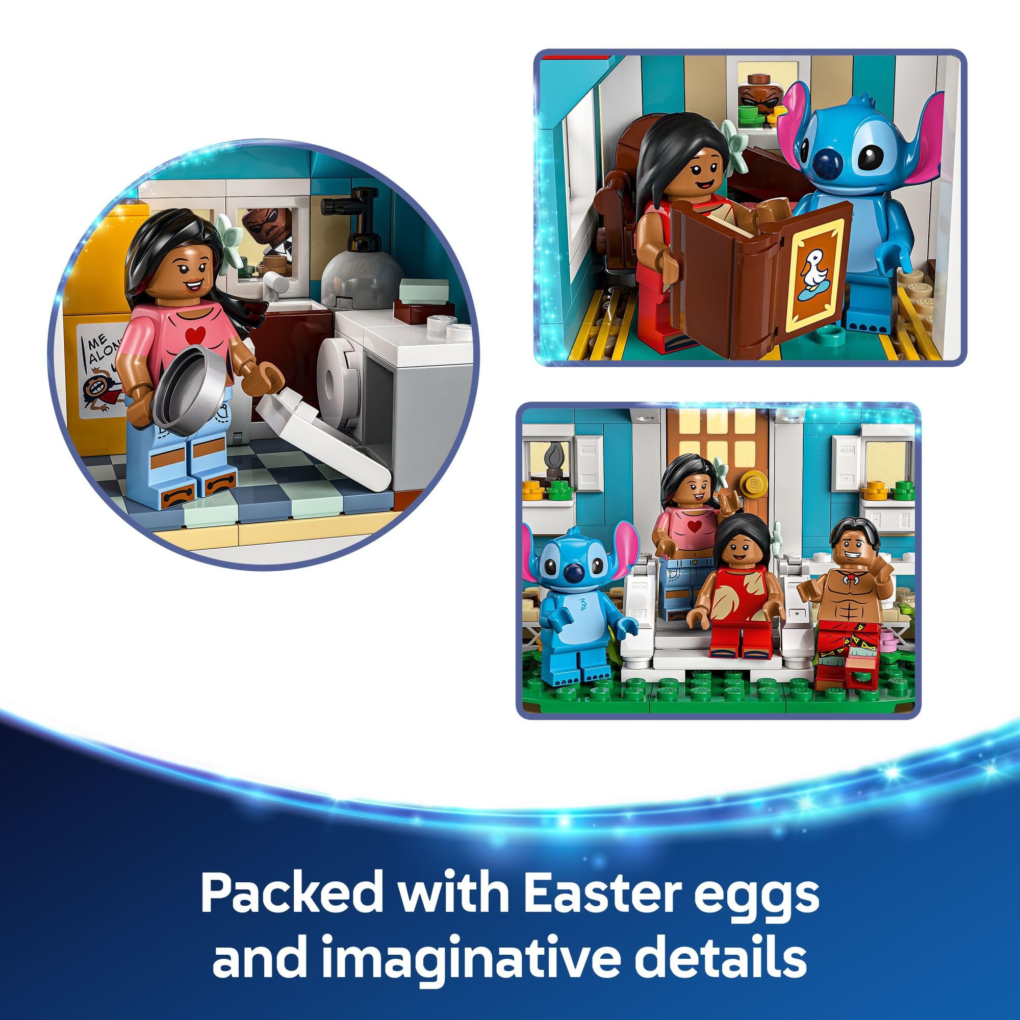 Foto 6 pulgar | Set De Construcción Lego Disney Lilo And Stitch Beach House - Venta Internacional.