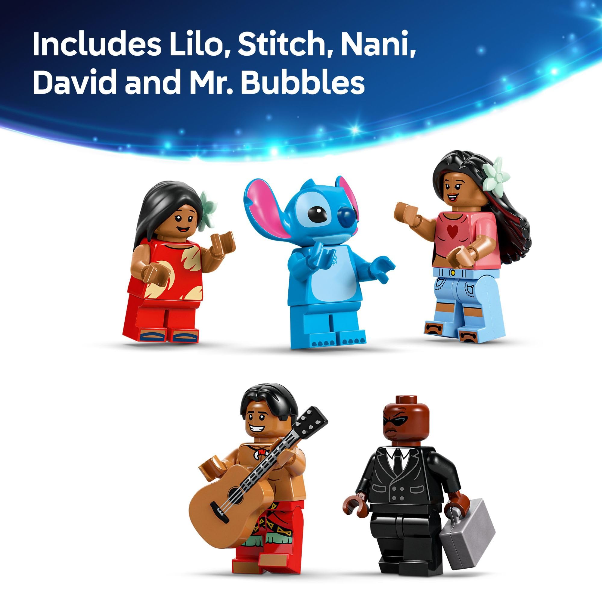 Foto 7 pulgar | Set De Construcción Lego Disney Lilo And Stitch Beach House - Venta Internacional.