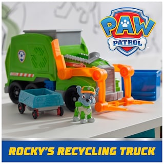 Foto 2 | Camión de Reciclaje Paw Patrol Crush N' Roll con Rocky - Venta Internacional