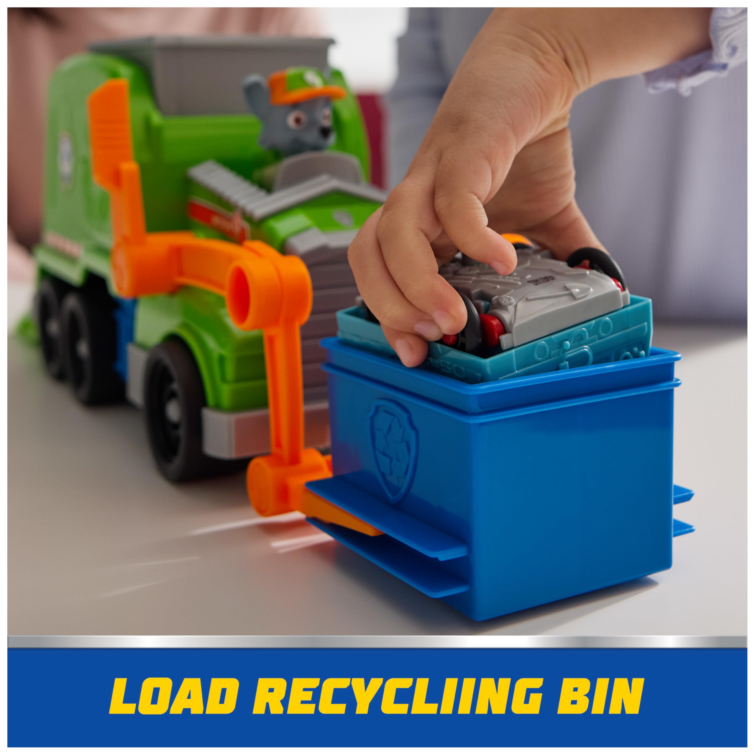 Foto 4 pulgar | Camión de Reciclaje Paw Patrol Crush N' Roll con Rocky - Venta Internacional