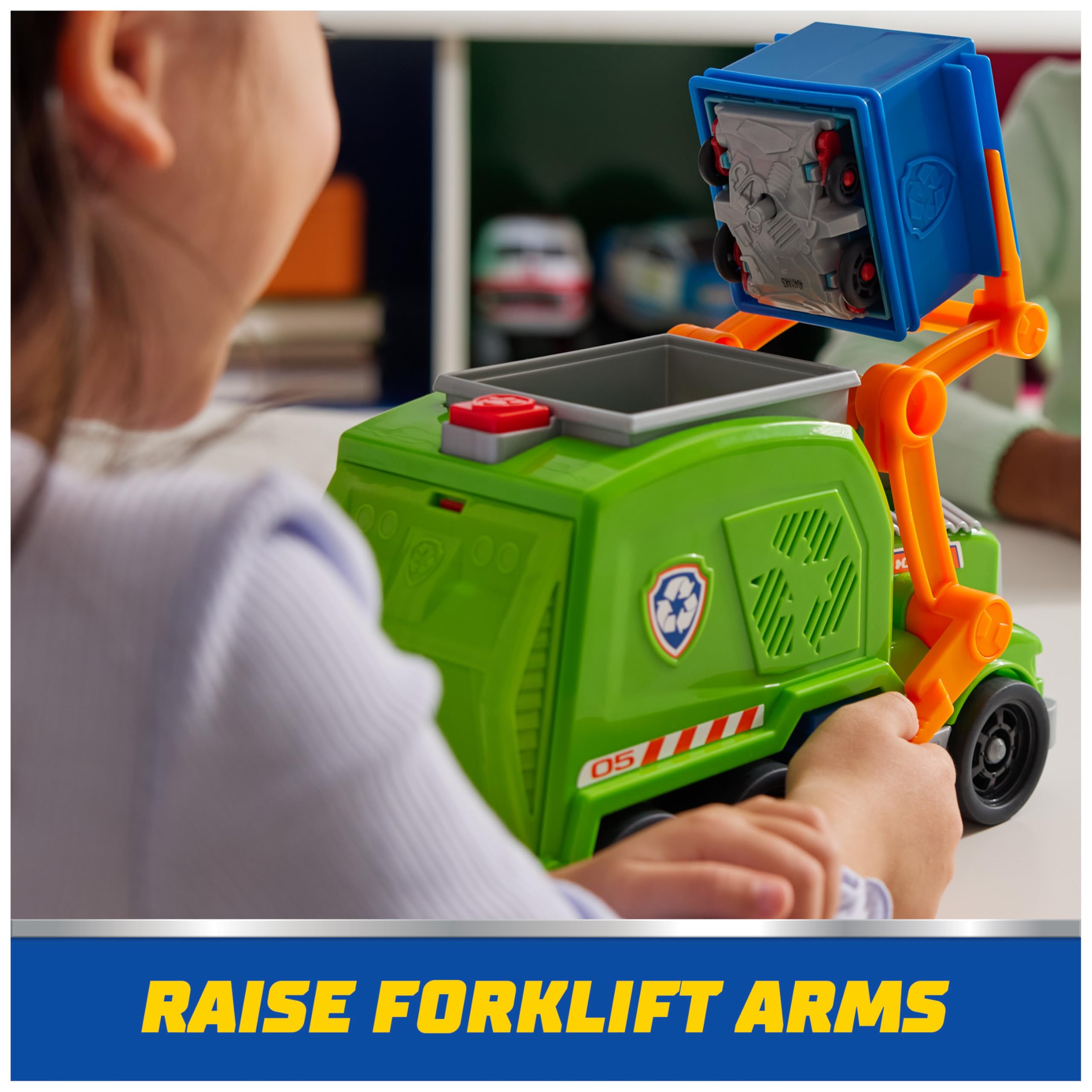 Foto 5 pulgar | Camión de Reciclaje Paw Patrol Crush N' Roll con Rocky - Venta Internacional